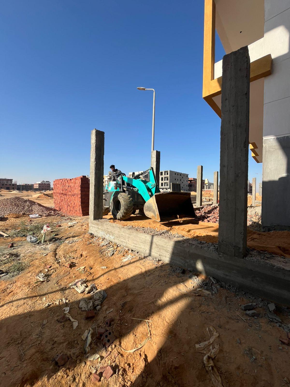 Construction stage Wall Building works
