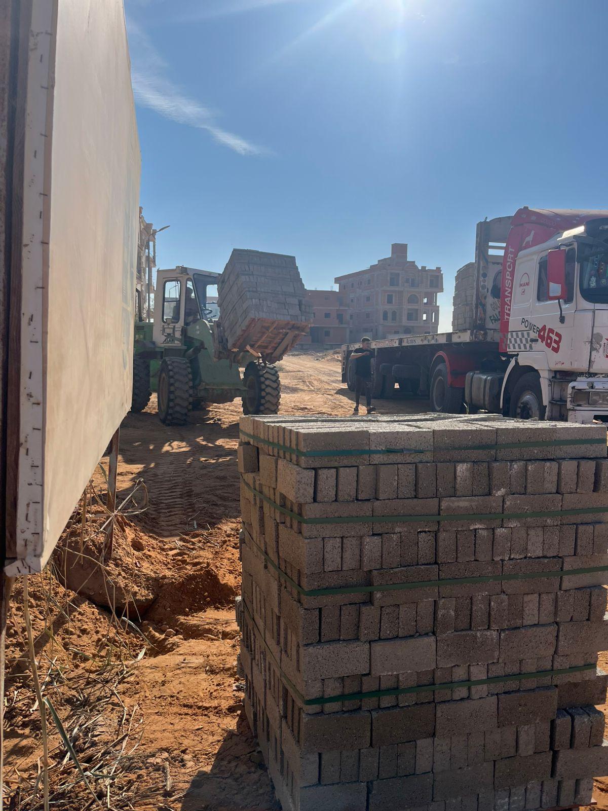 Construction stage Wall Building works