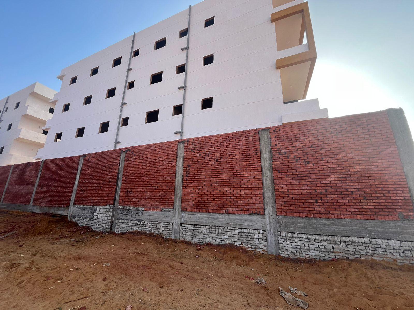 Construction stage Wall Building works