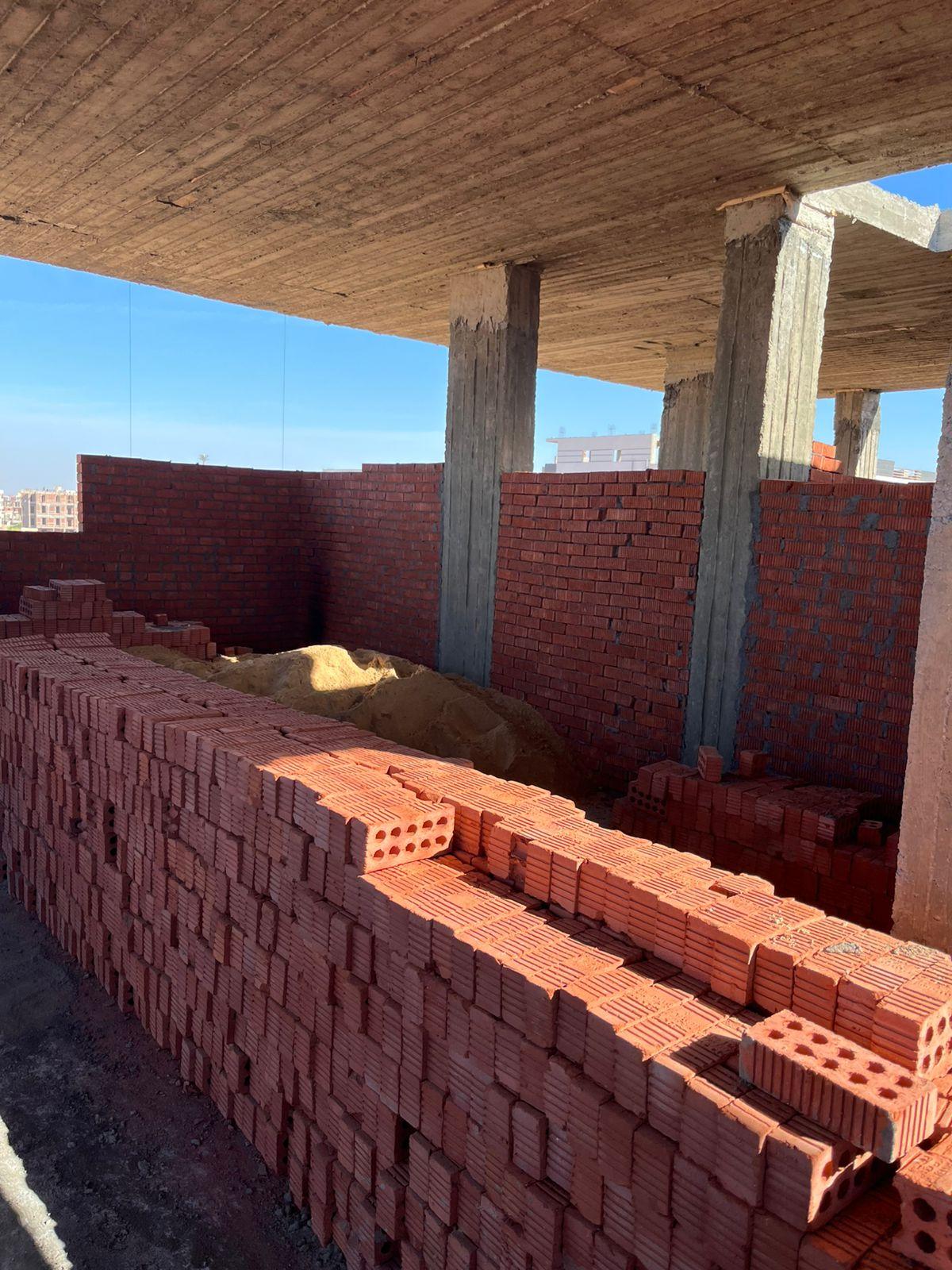 Construction stage Third floor walls