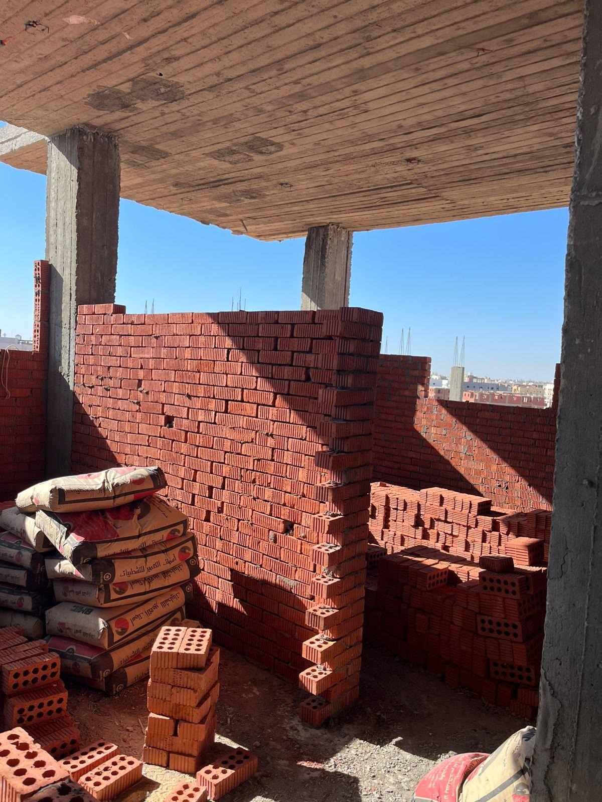 Construction stage Third floor walls