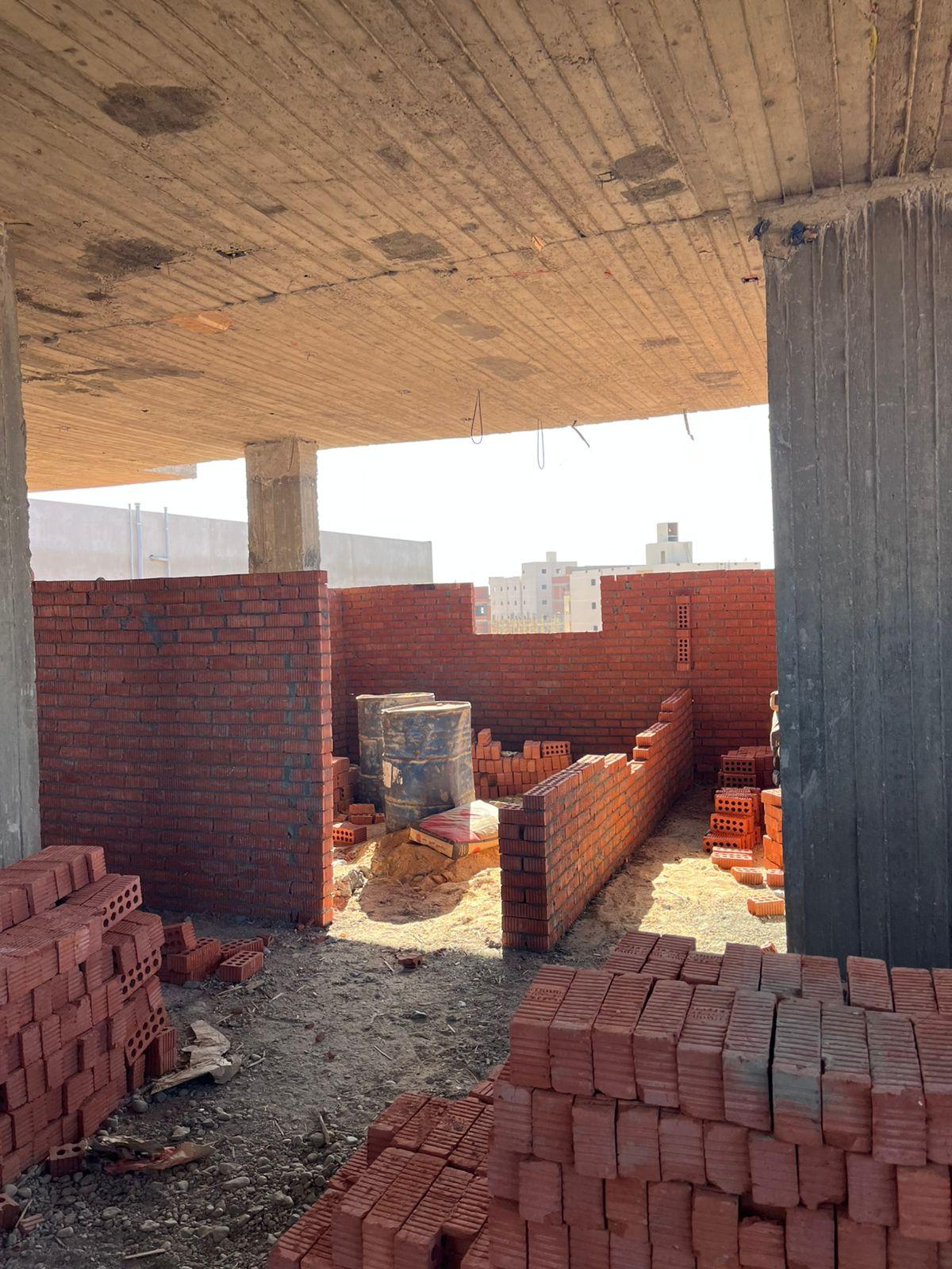 Construction stage Third floor walls