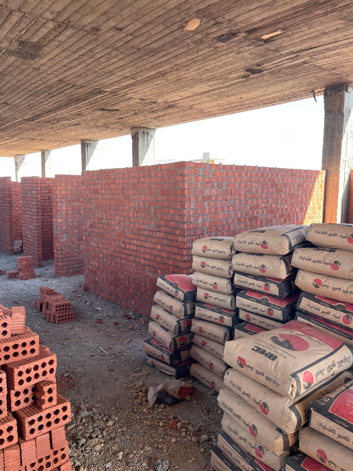 Construction stage Third floor walls