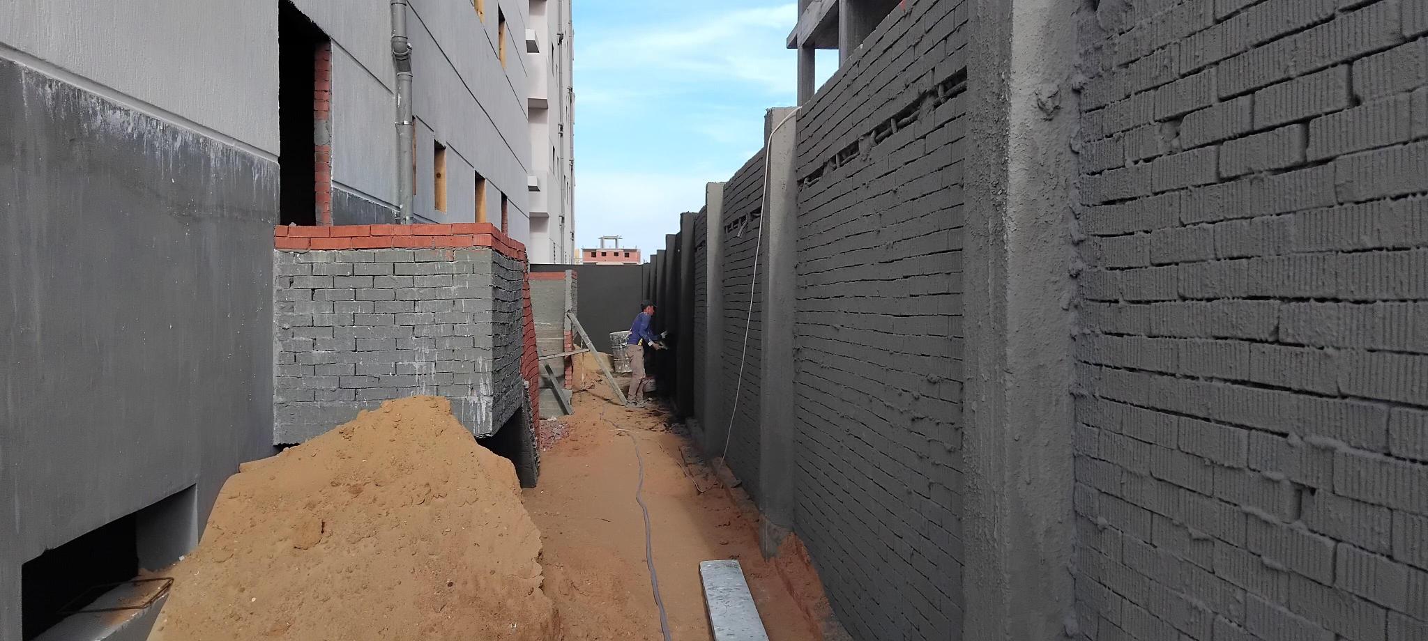 Construction stage Plaster and putty