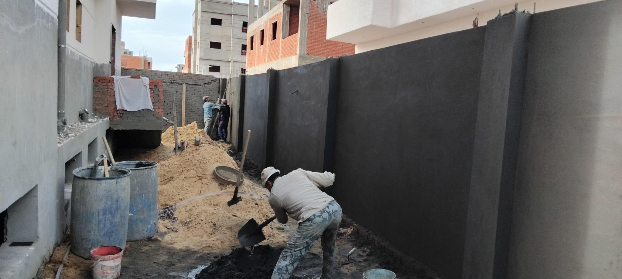 Construction stage Plaster and putty