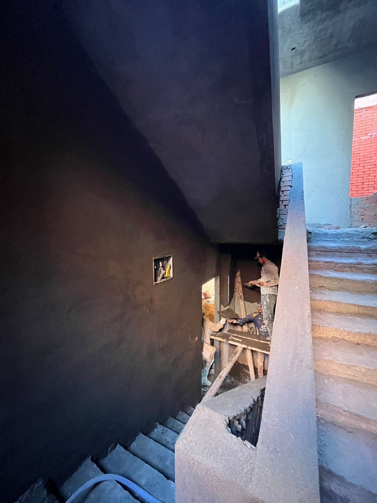 Construction stage Plaster and putty