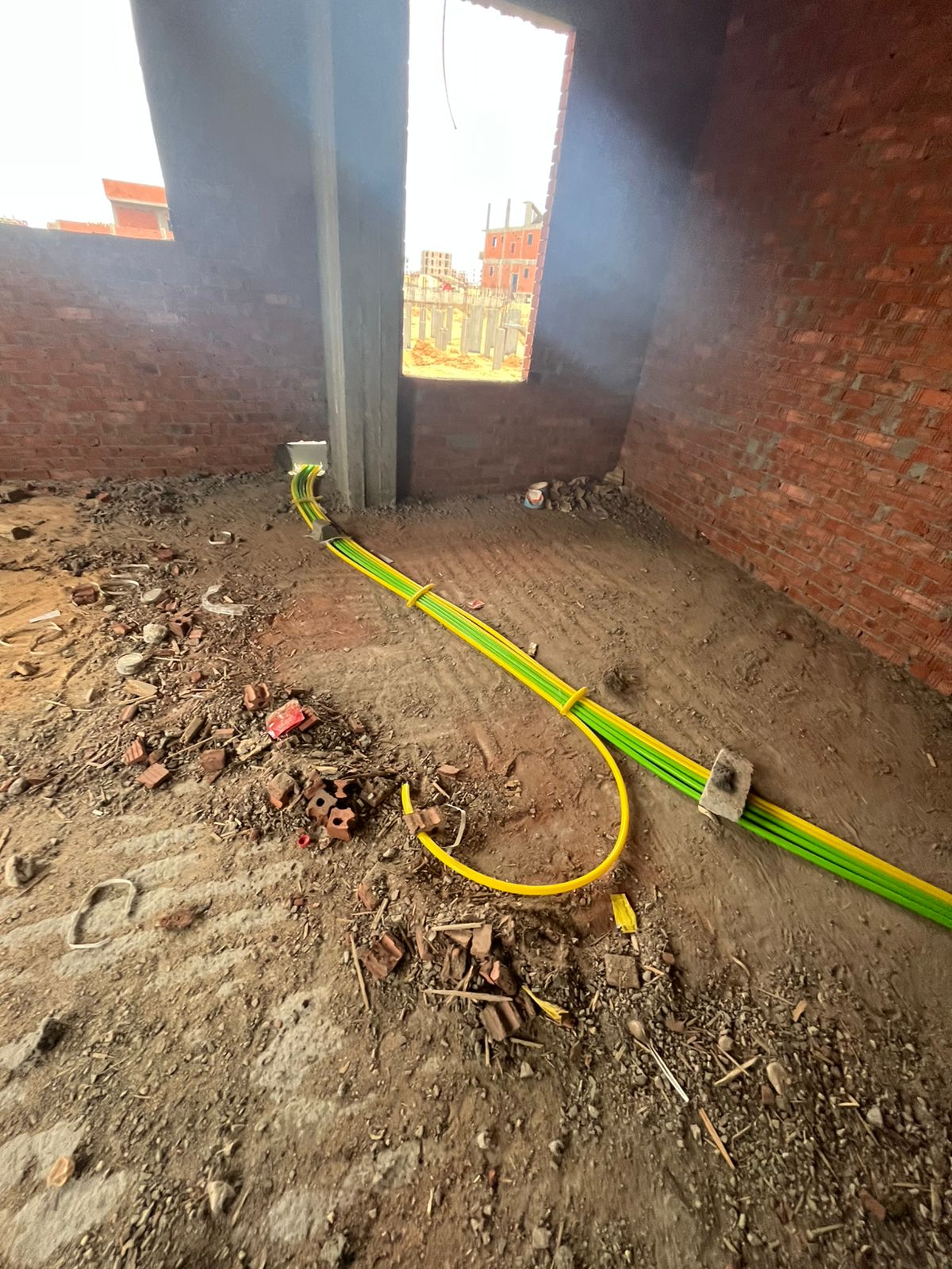 Construction stage Electrical works