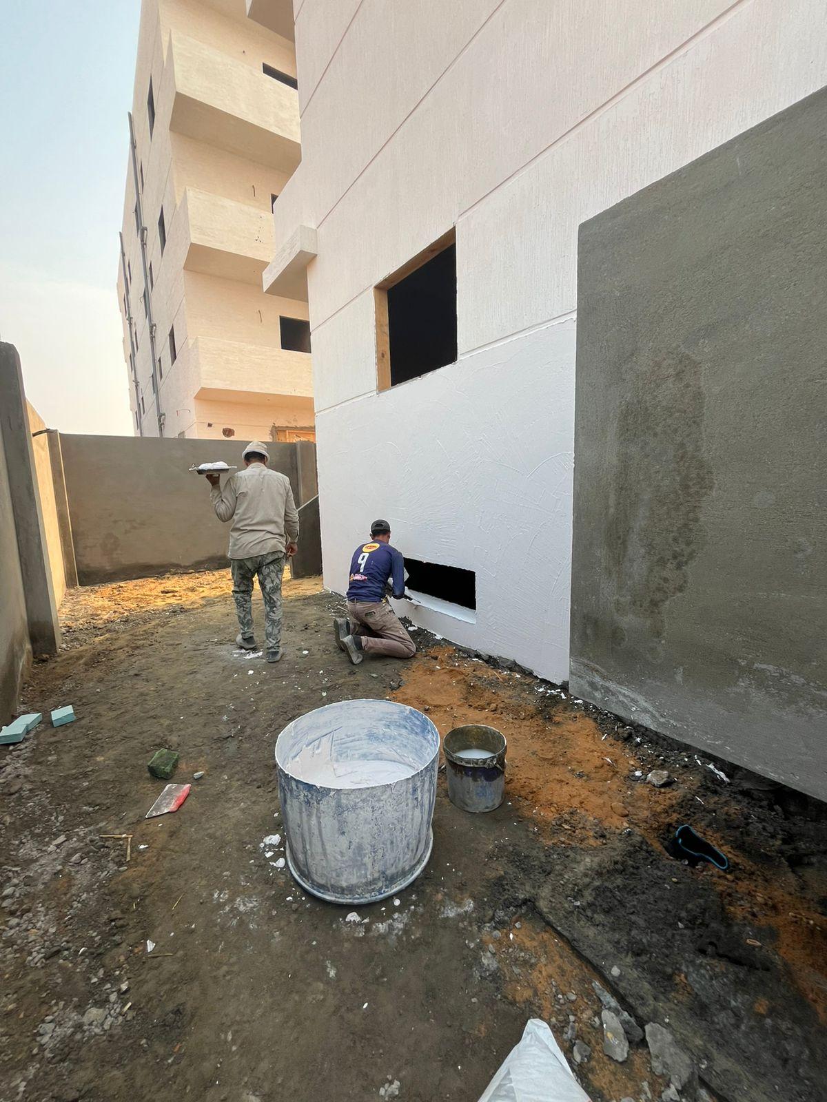 Construction stage Plaster and putty
