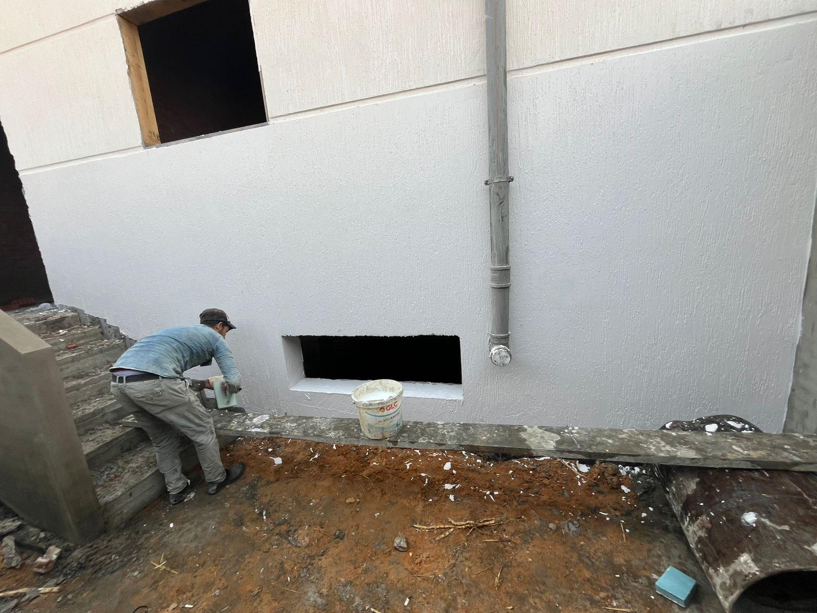 Construction stage Plaster and putty