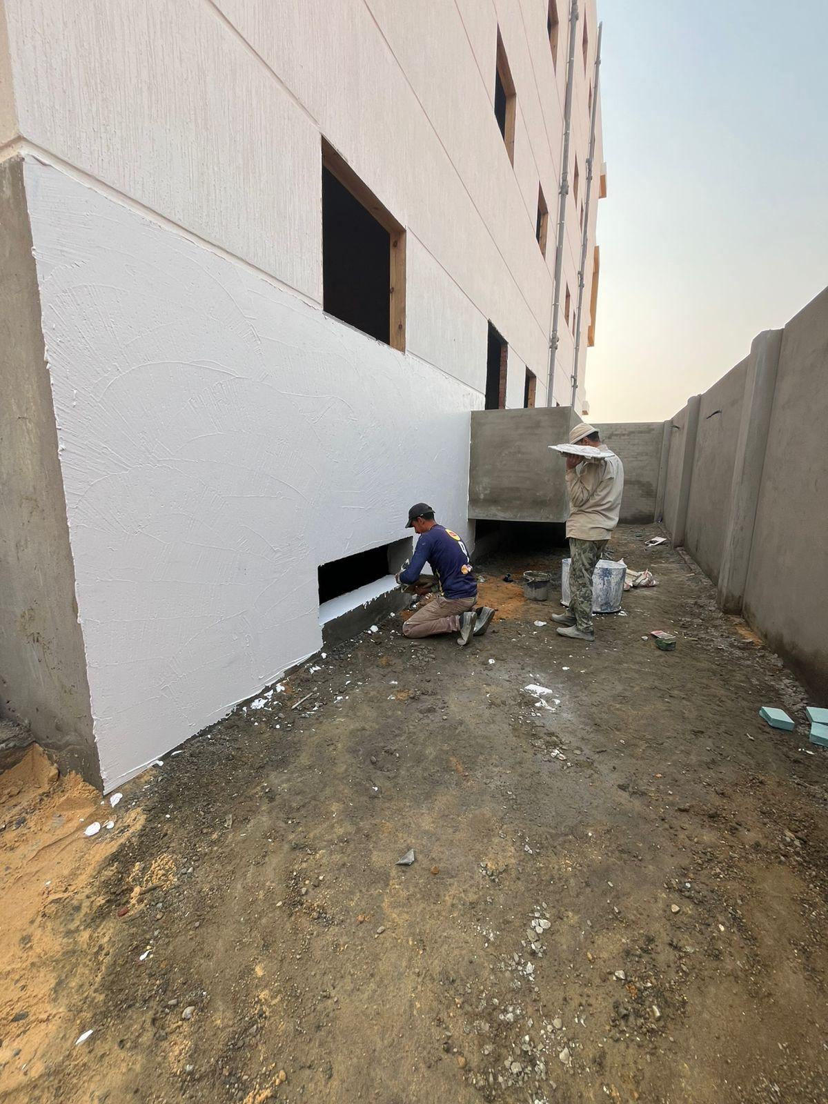 Construction stage Plaster and putty
