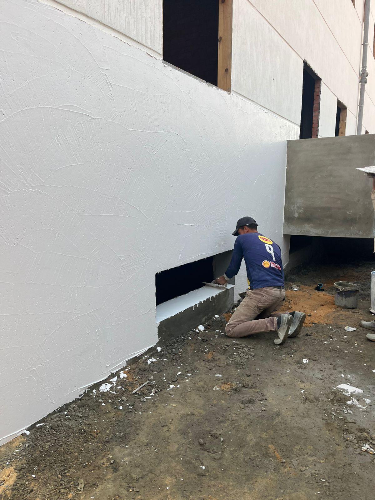 Construction stage Plaster and putty