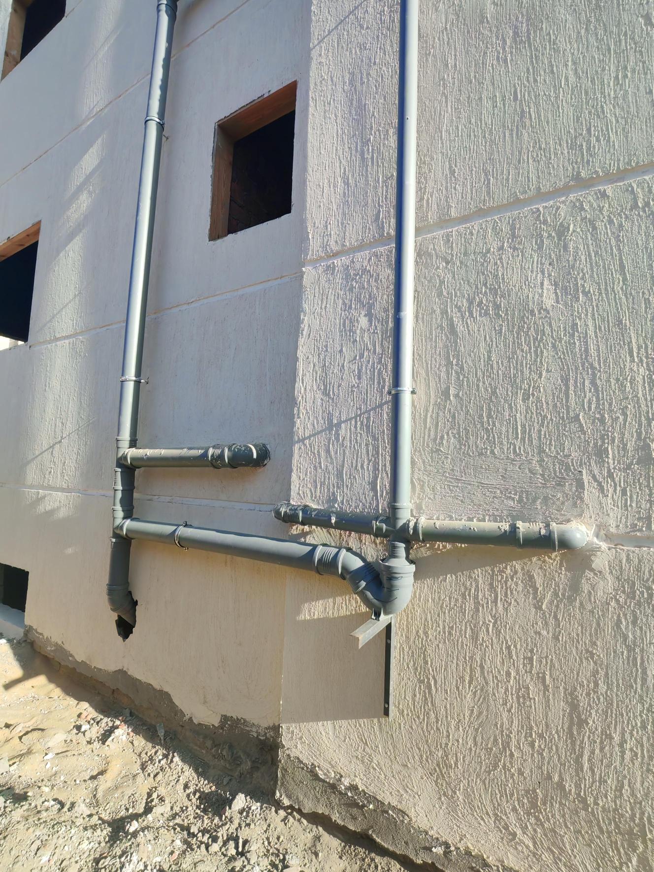 Construction stage Plumbing main works