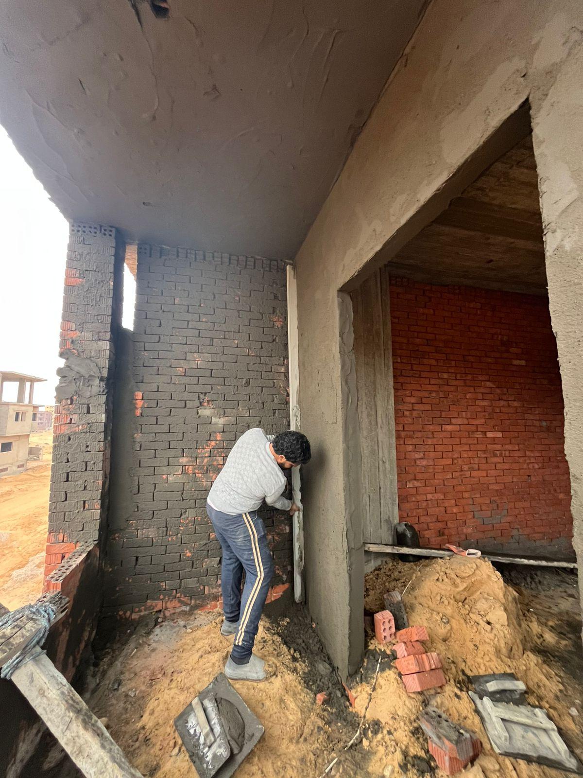Construction stage Plaster and putty