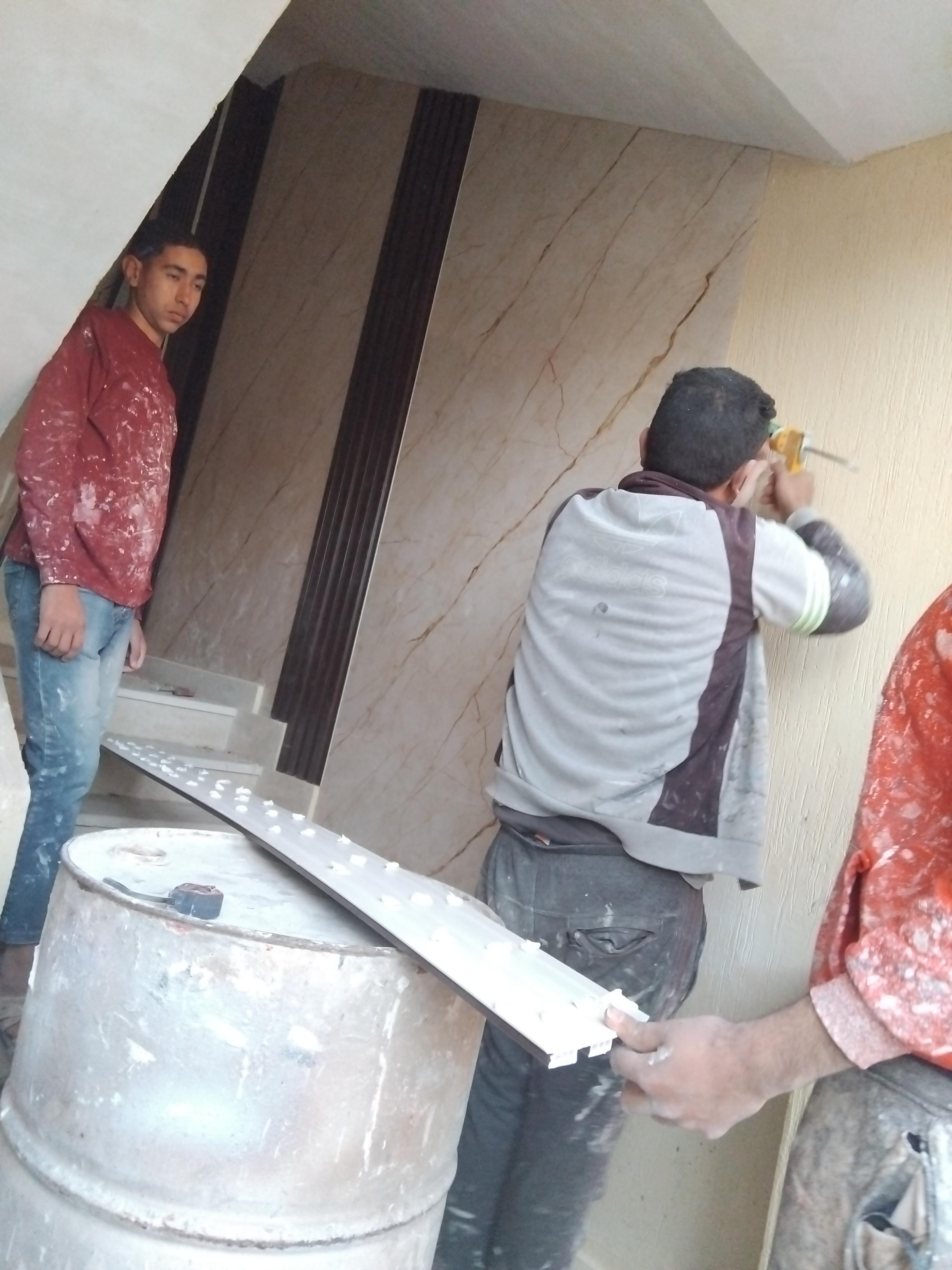 Construction stage Entrance finishing