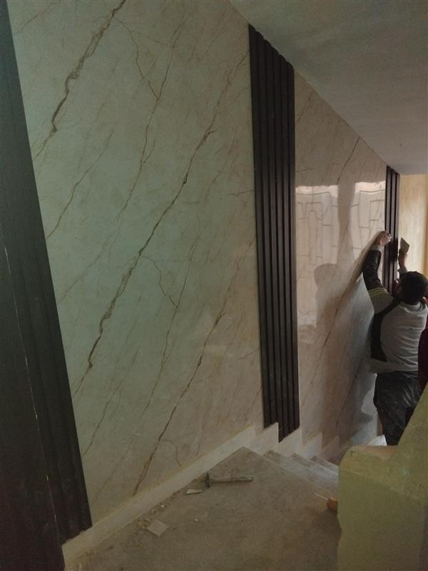 Construction stage Entrance finishing