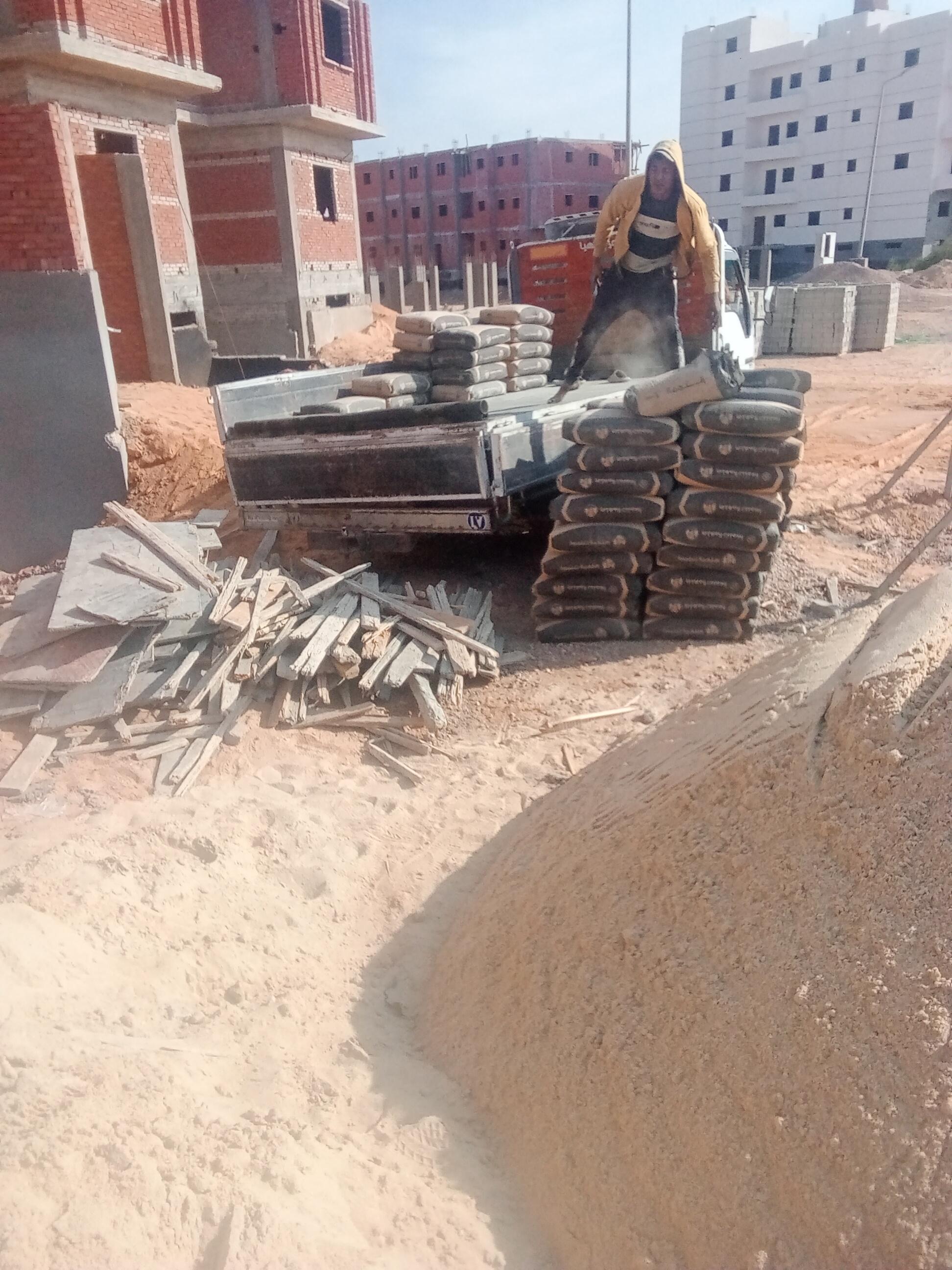 Construction stage Wall Building works