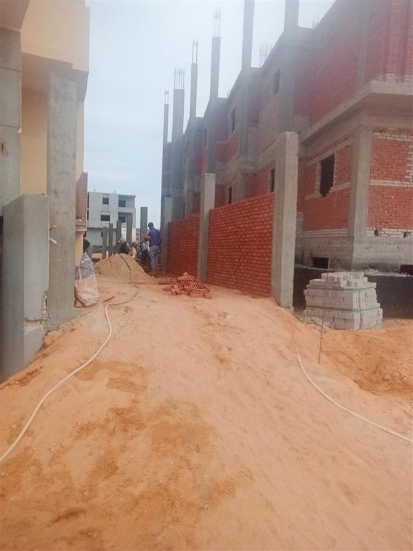 Construction stage Wall Building works