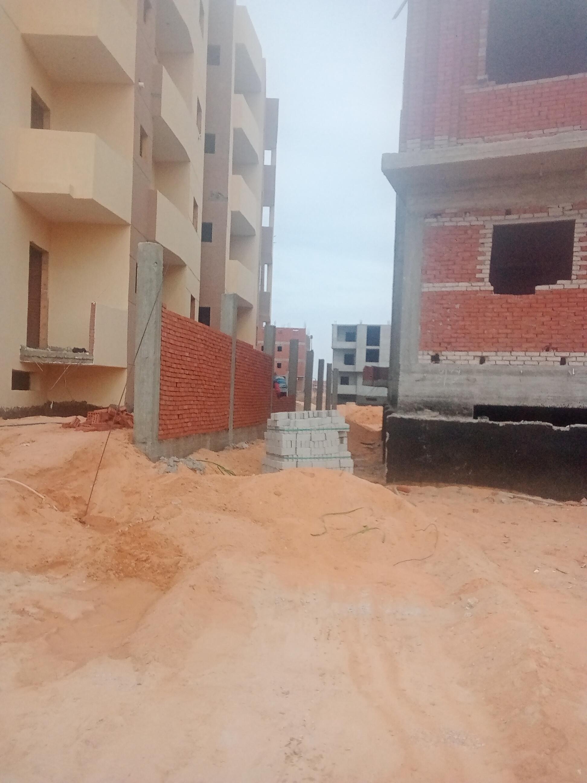 Construction stage Wall Building works