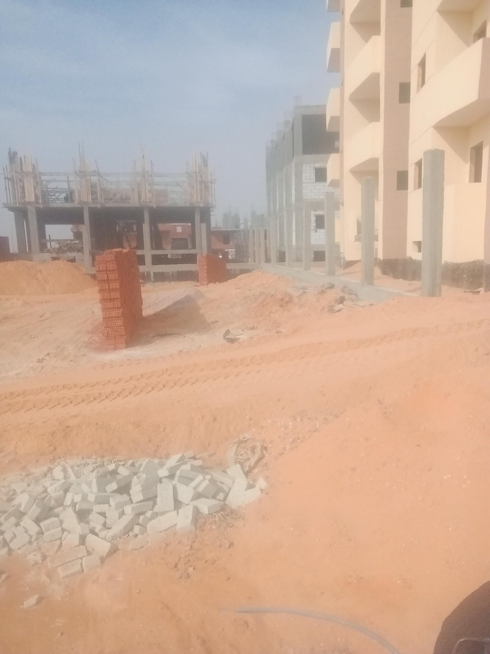 Construction stage Concrete works for the external wall