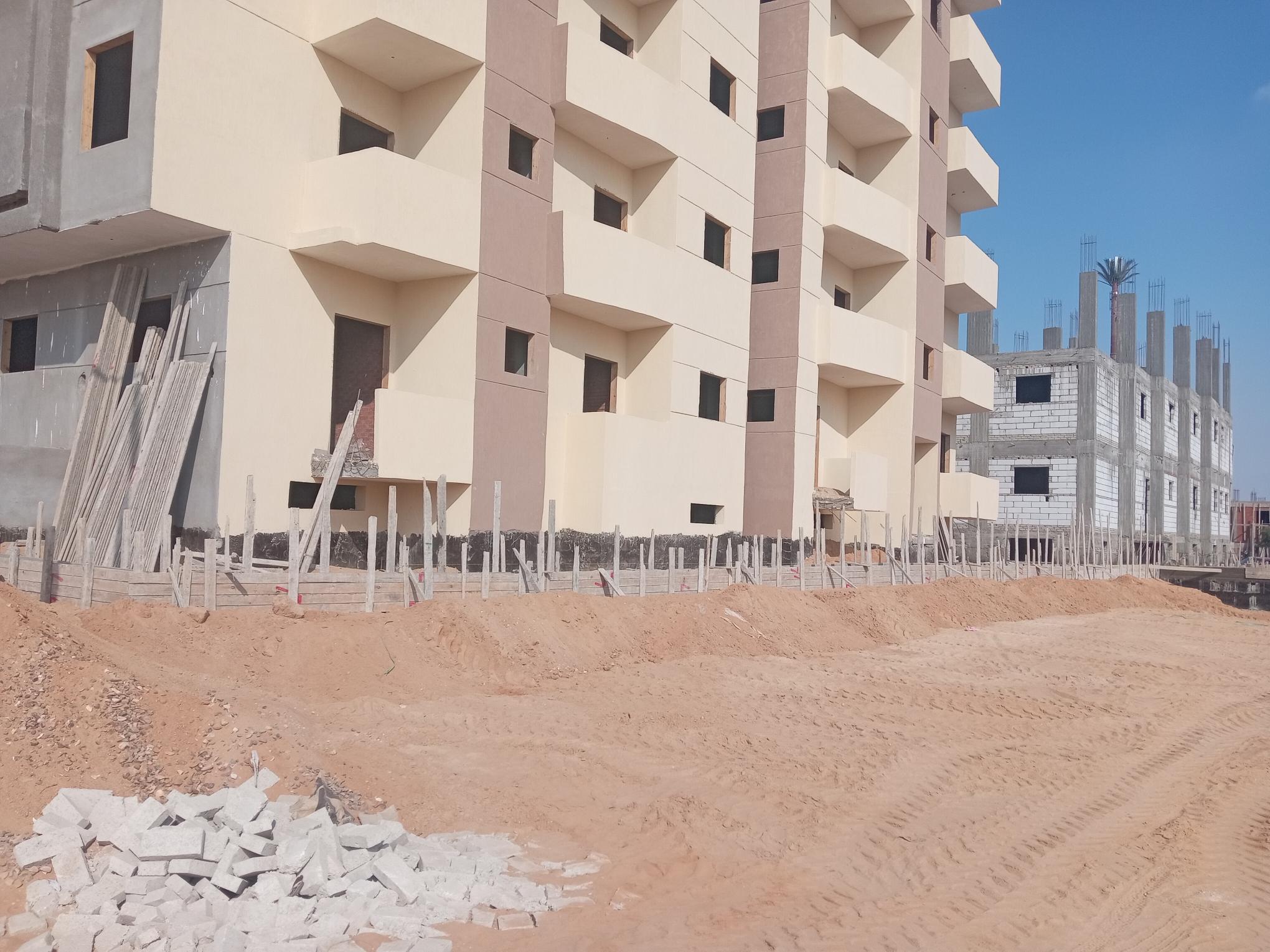 Construction stage Concrete works for the external wall