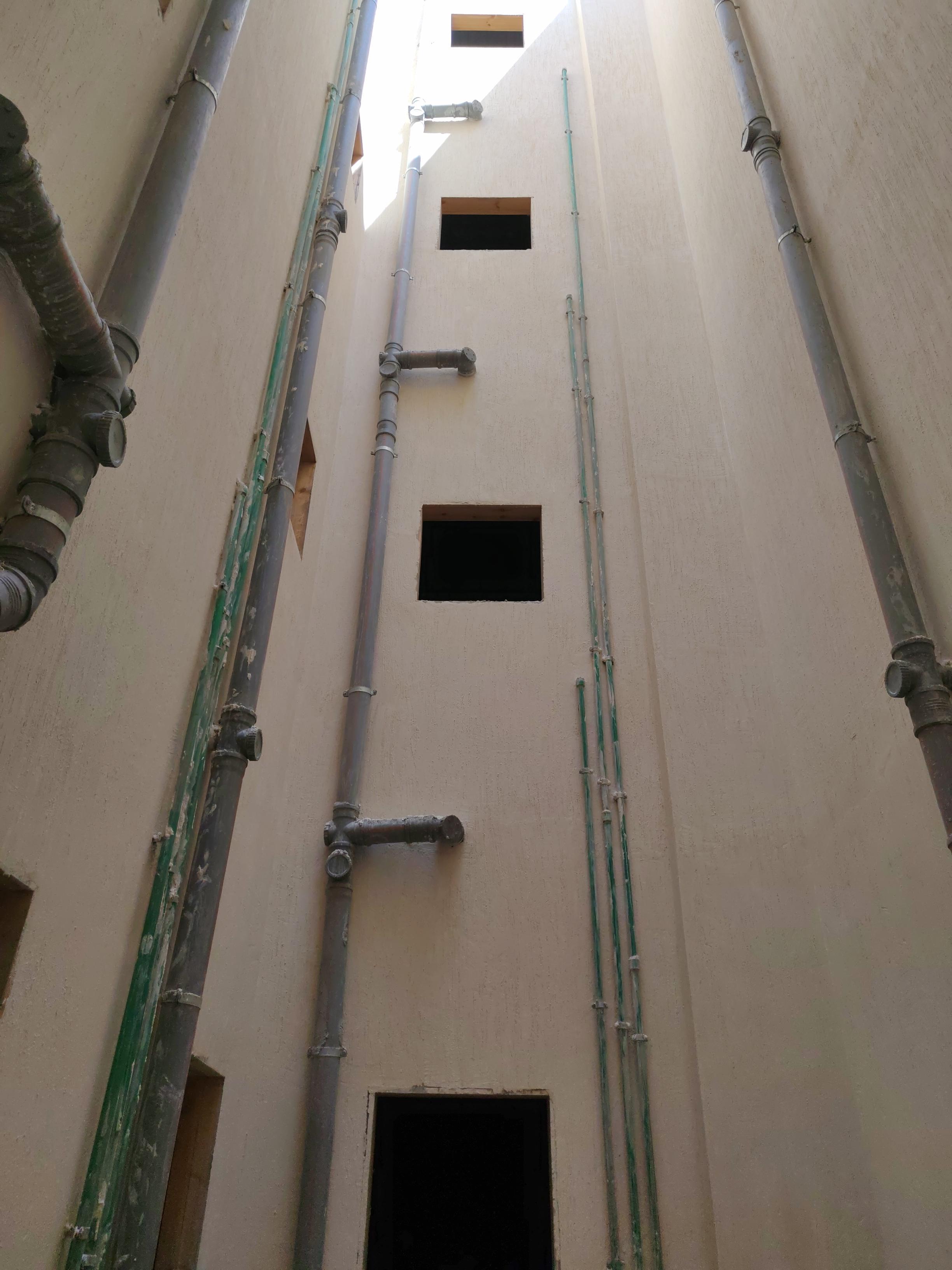 Construction stage Plumbing works