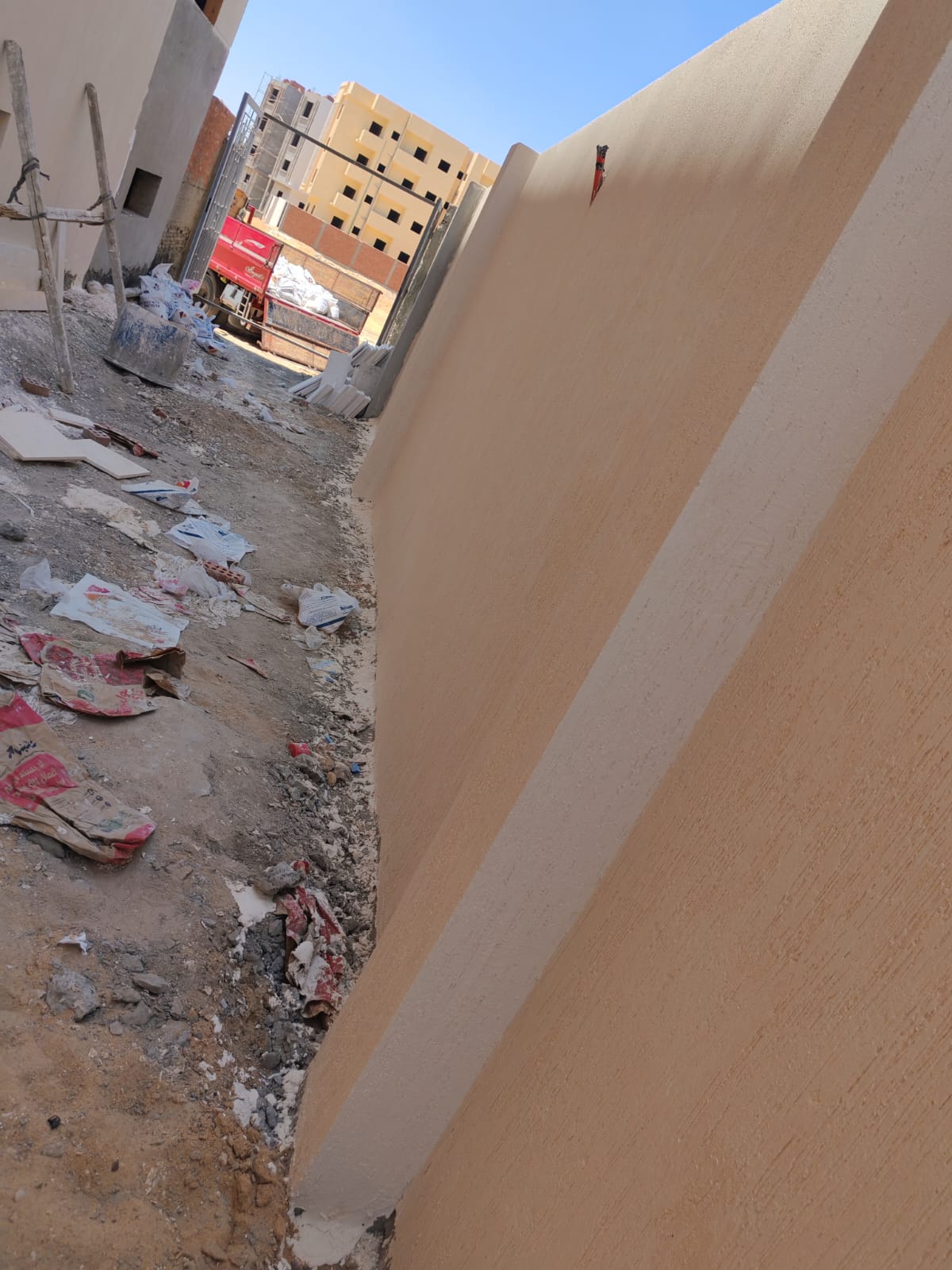 Construction stage Plaster and putty