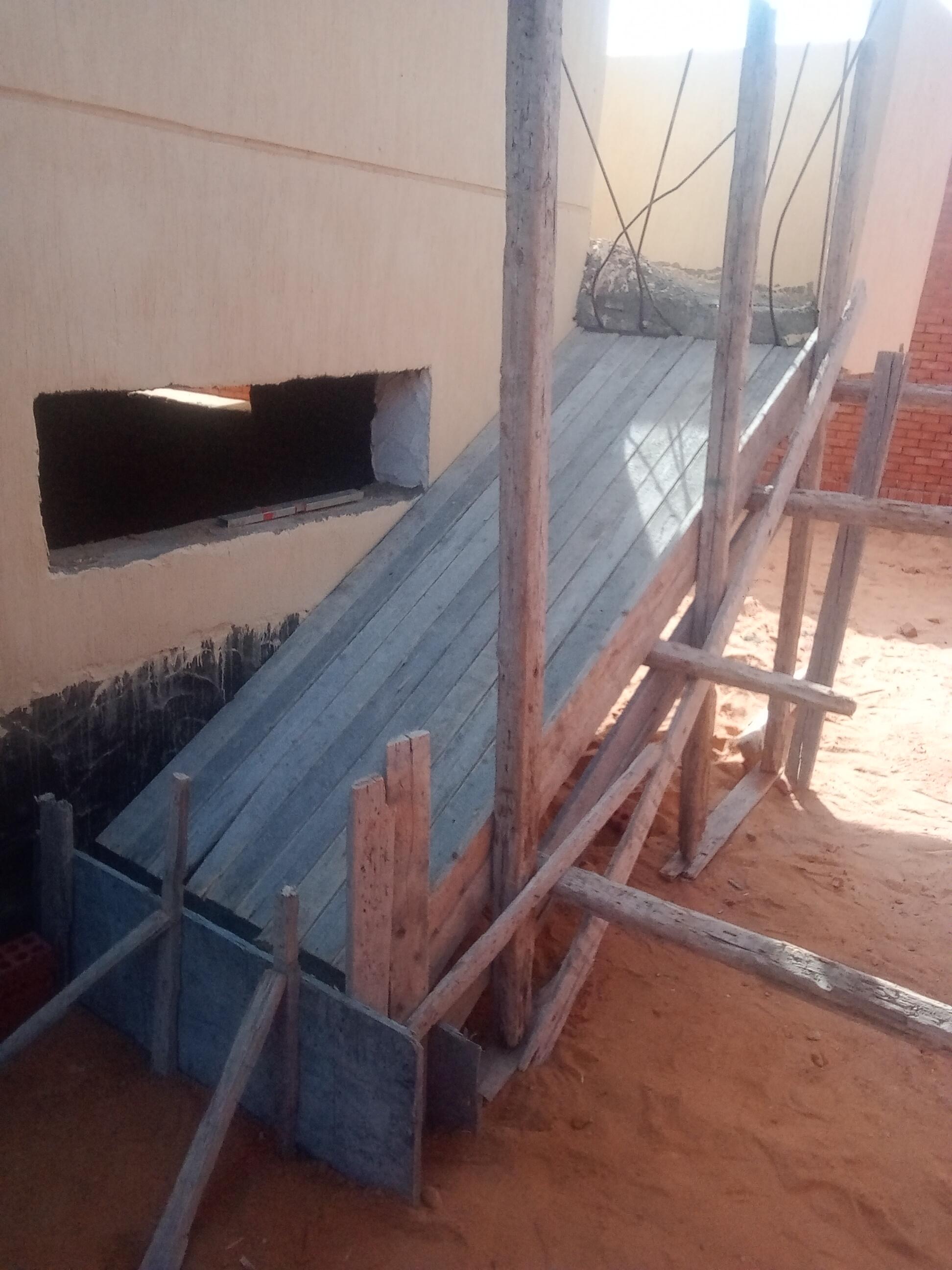 Construction stage Concrete works for the external wall