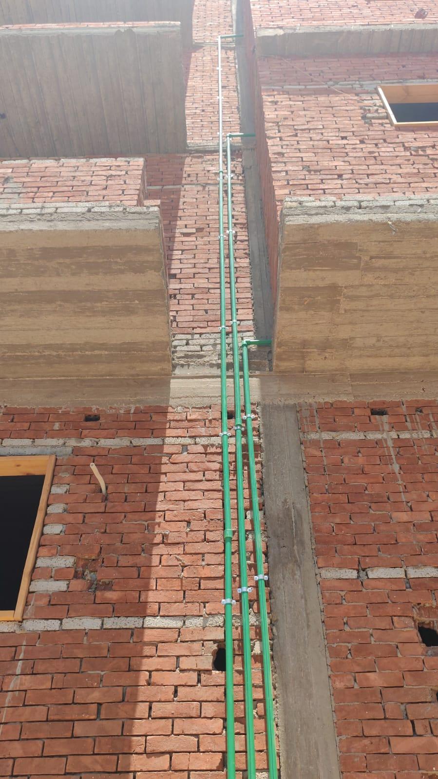 Construction stage Plumbing works