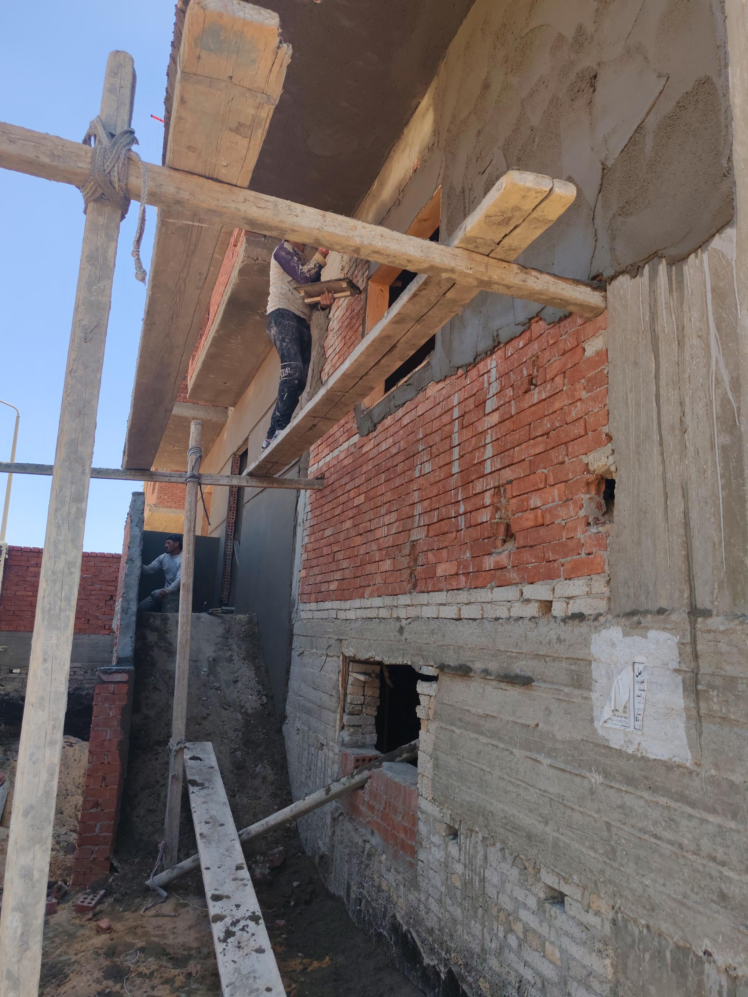 Construction stage Plaster and putty