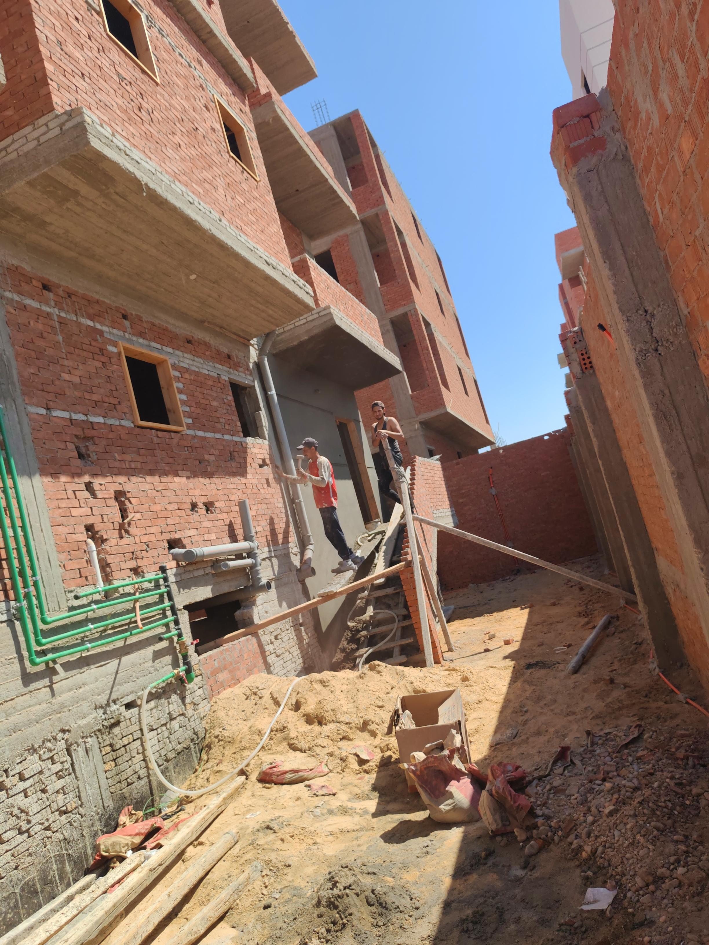 Construction stage Plaster and putty