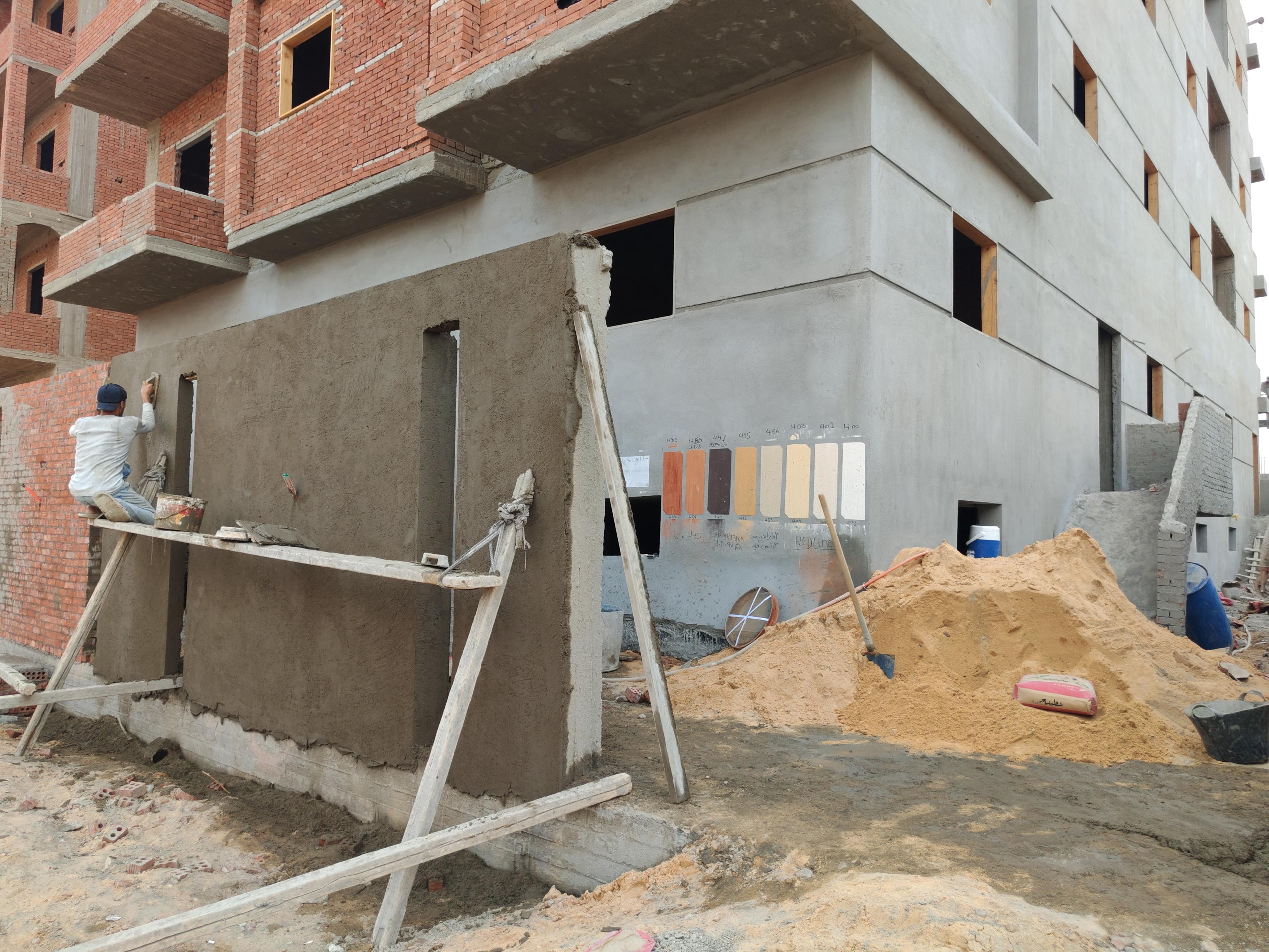 Construction stage Plaster and putty