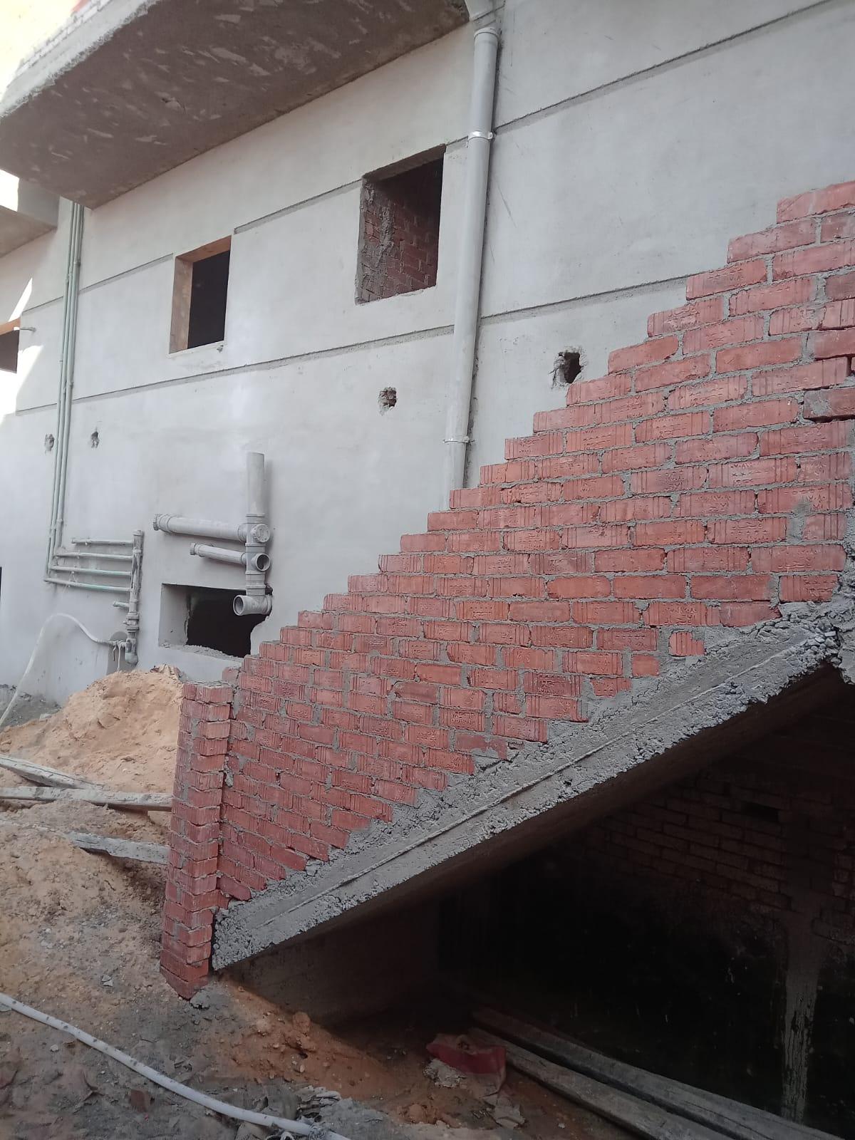 Construction stage Plaster and putty