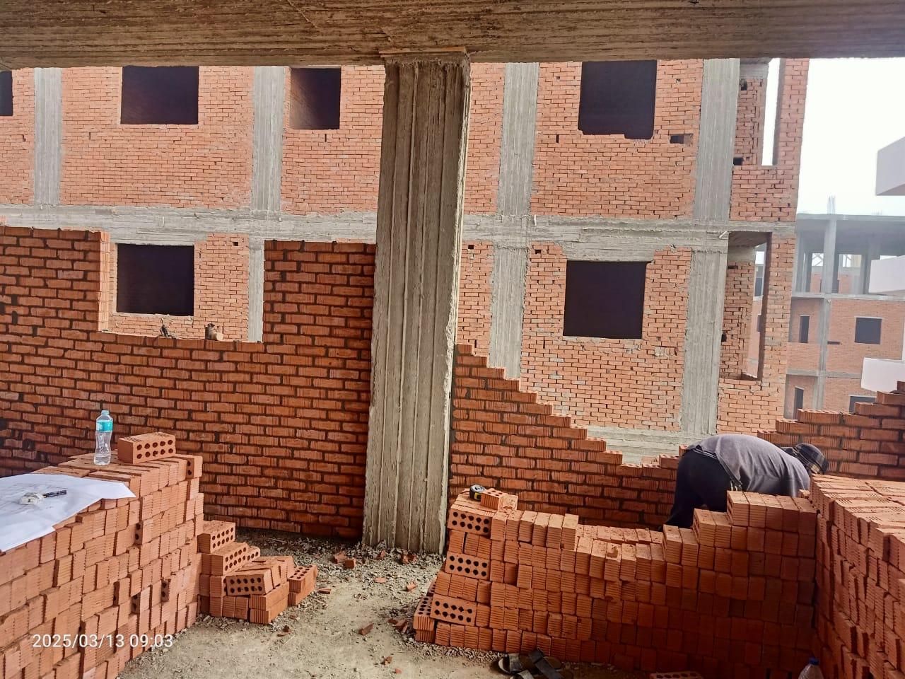 Construction stage Second floor walls