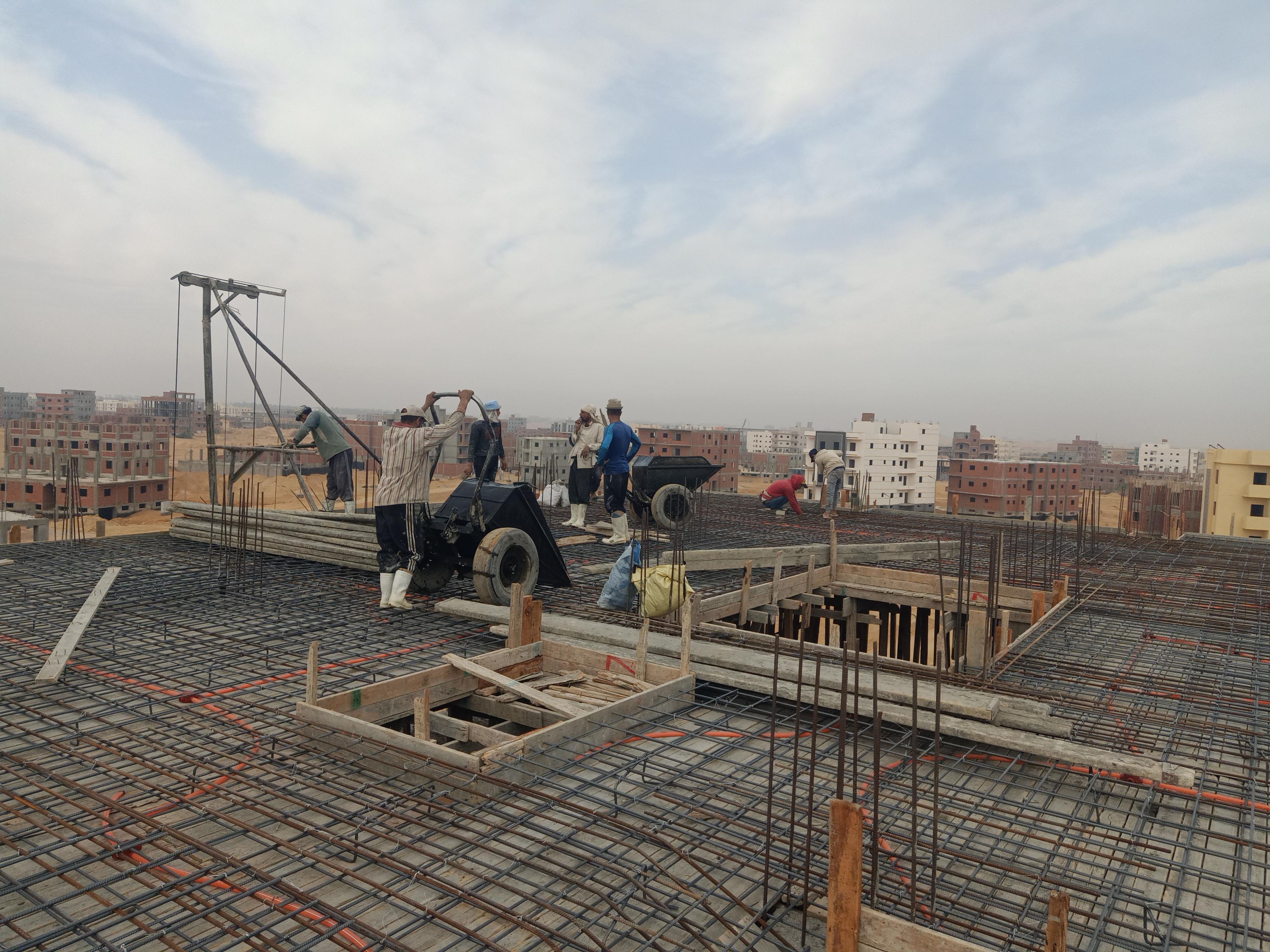 Construction stage Third floor slab