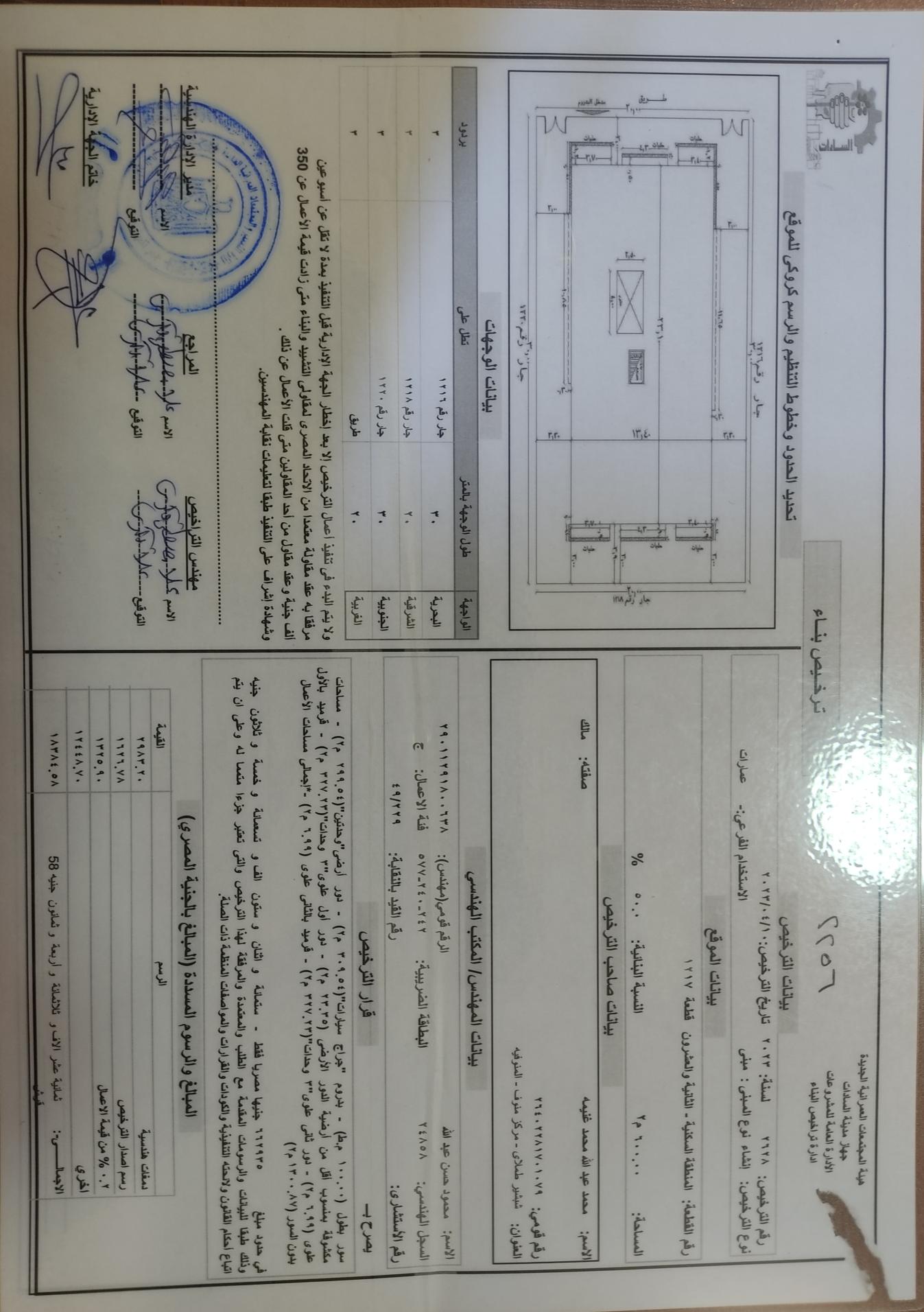 Construction stage Building permit