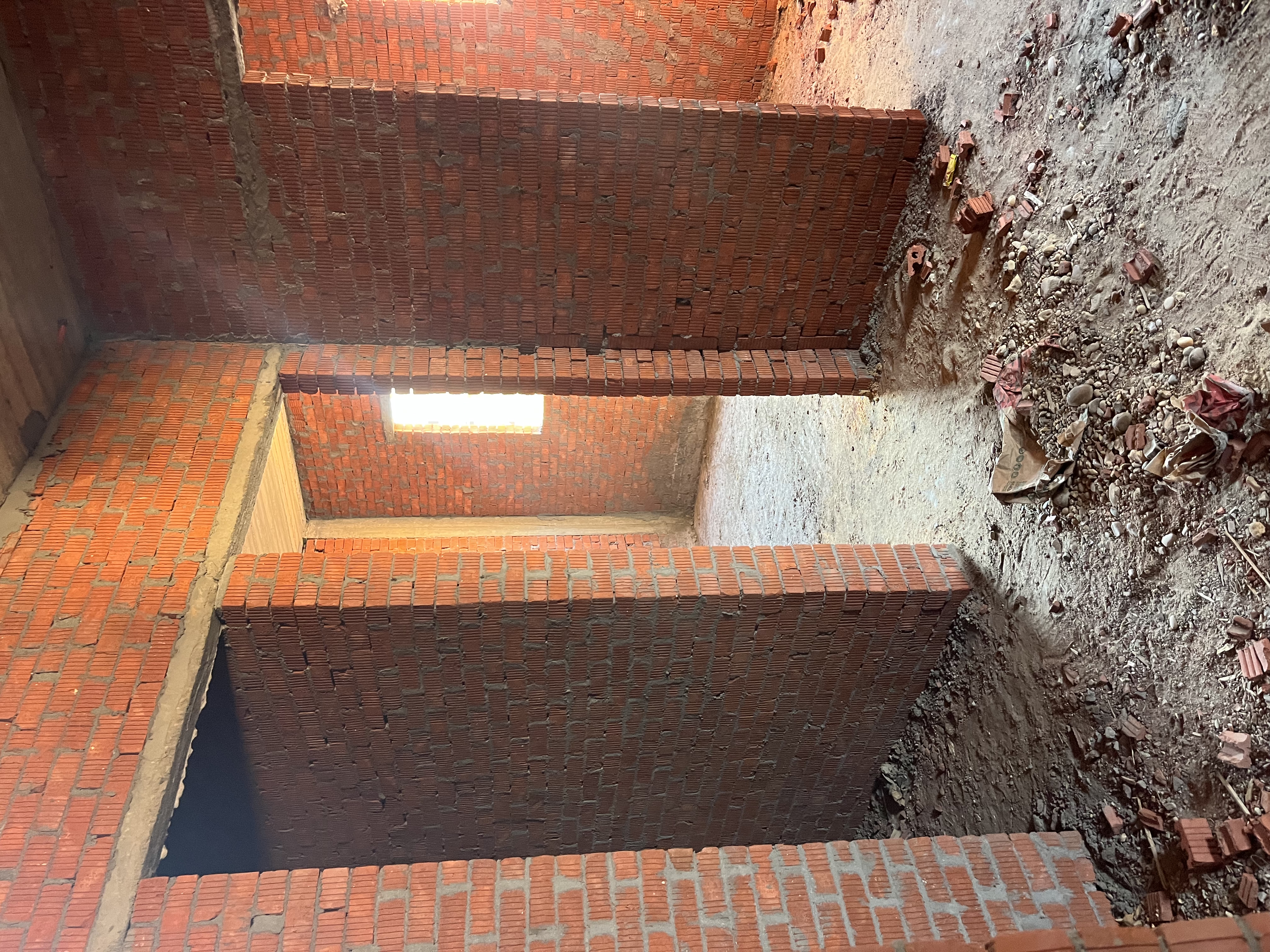 Construction stage First floor walls