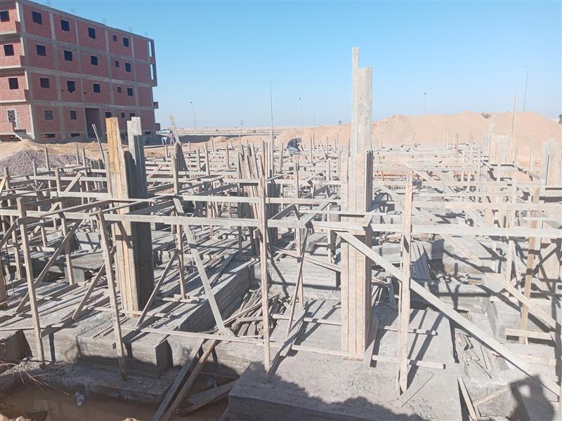 Construction stage Basement columns
