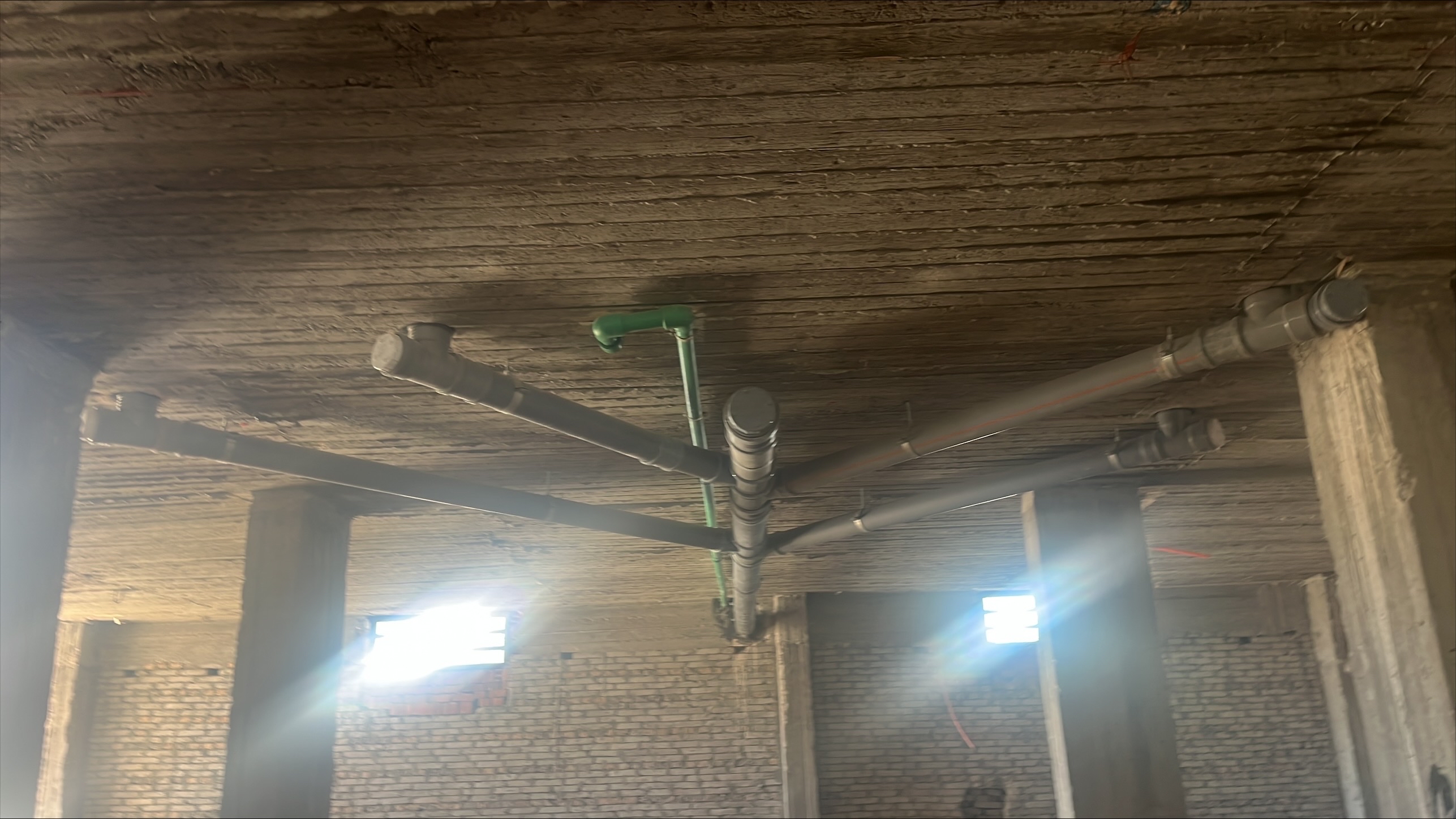 Construction stage Plumbing works