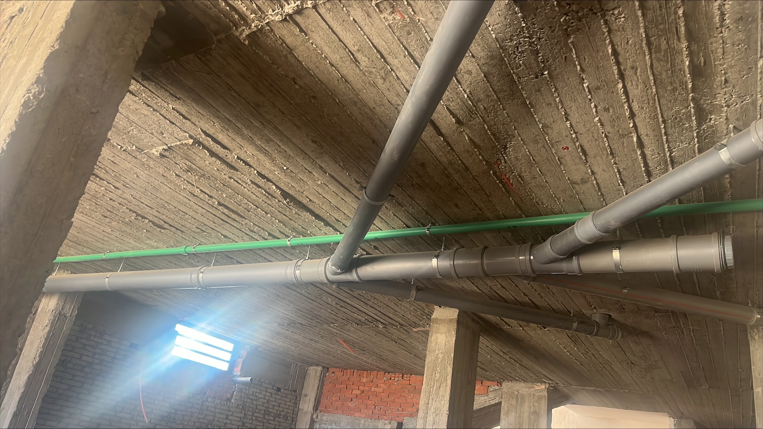 Construction stage Plumbing works