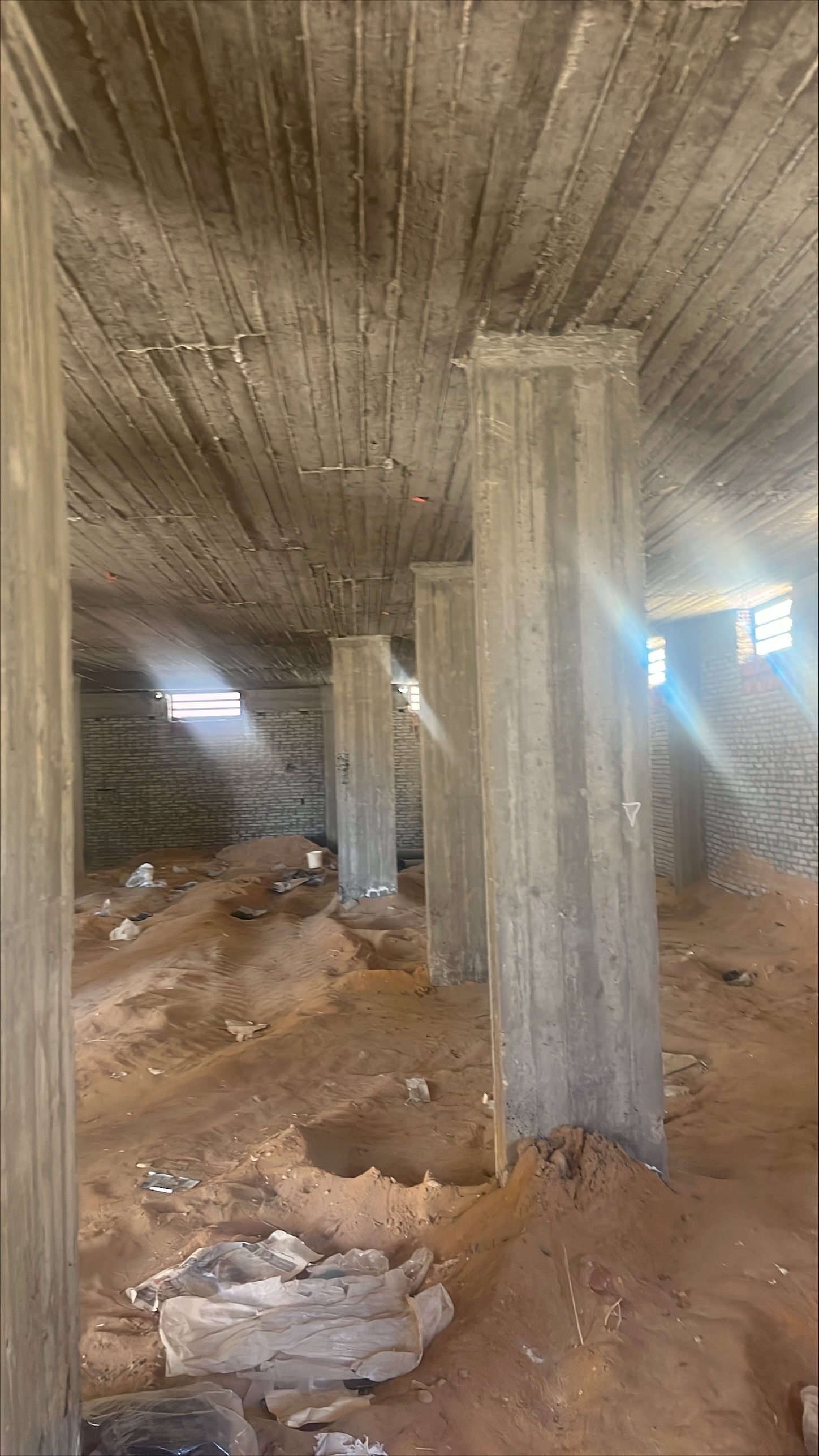 Construction stage Basement slab