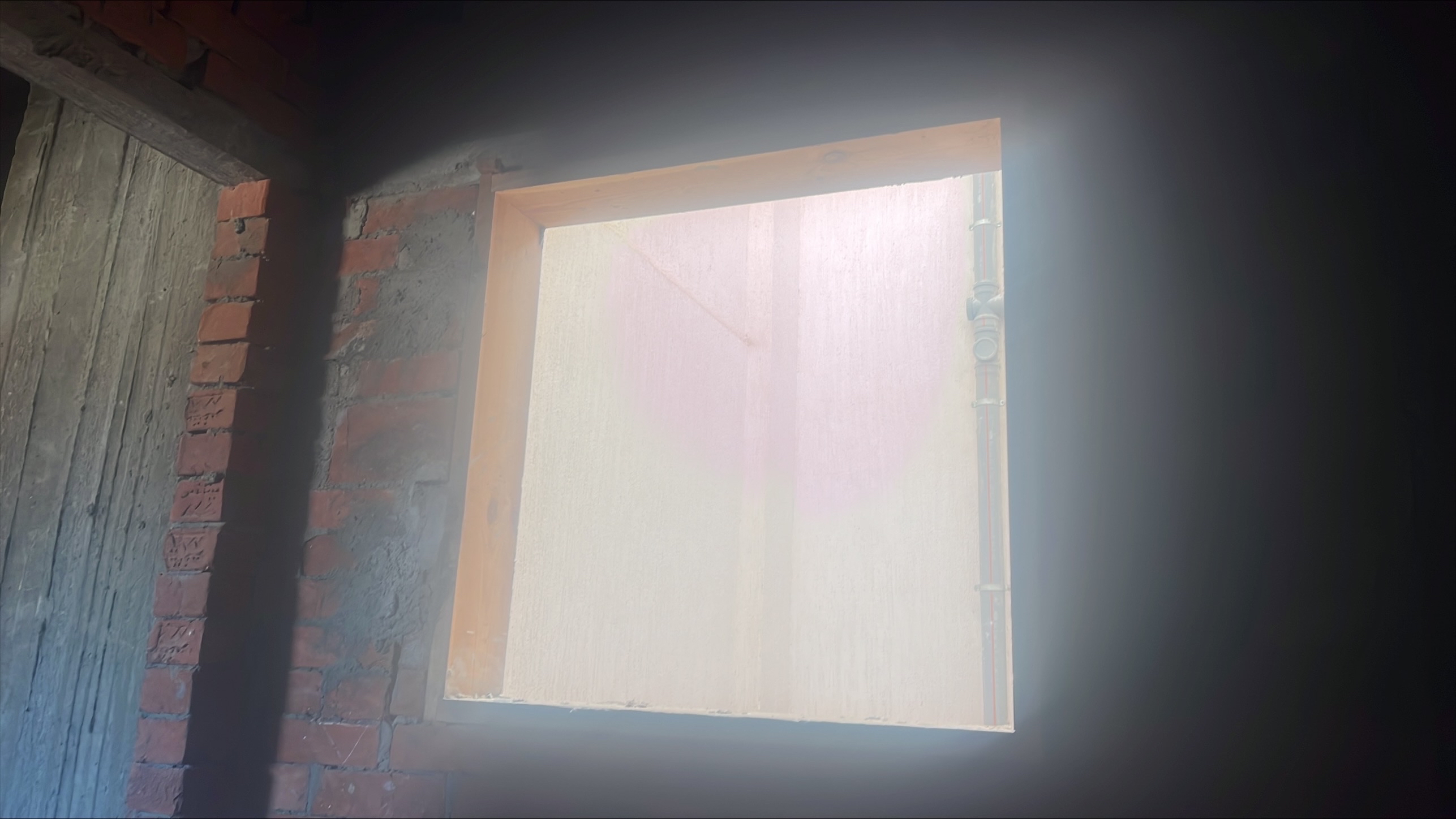 Construction stage Wooden door frames