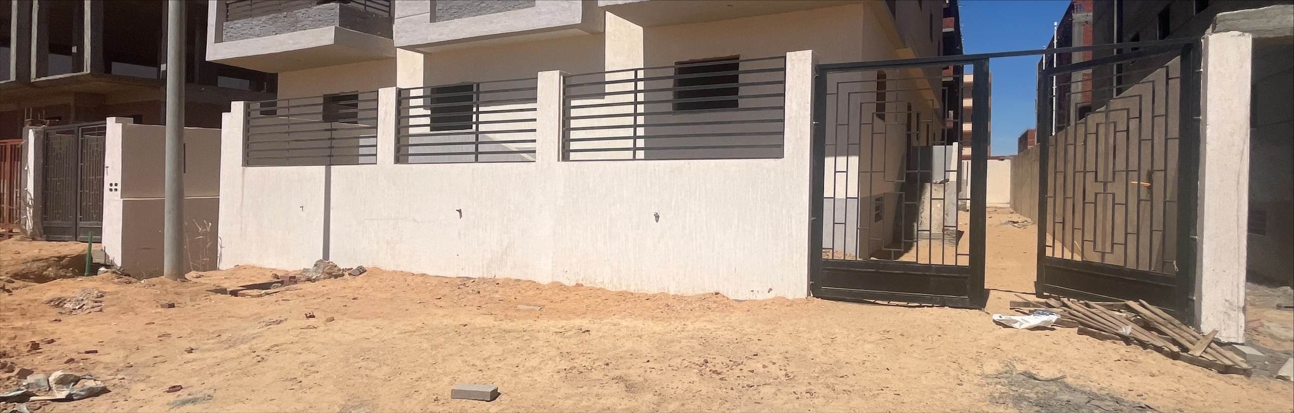 Construction stage Wall Building works