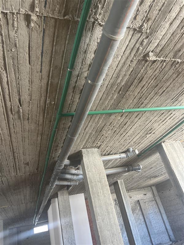 Construction stage Plumbing works