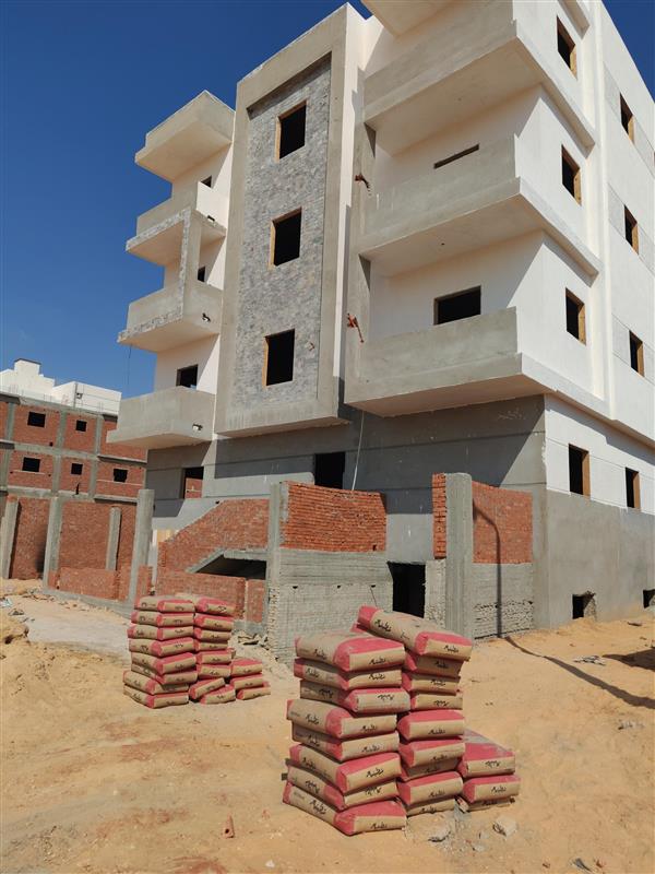 Construction stage Concrete works for the external wall