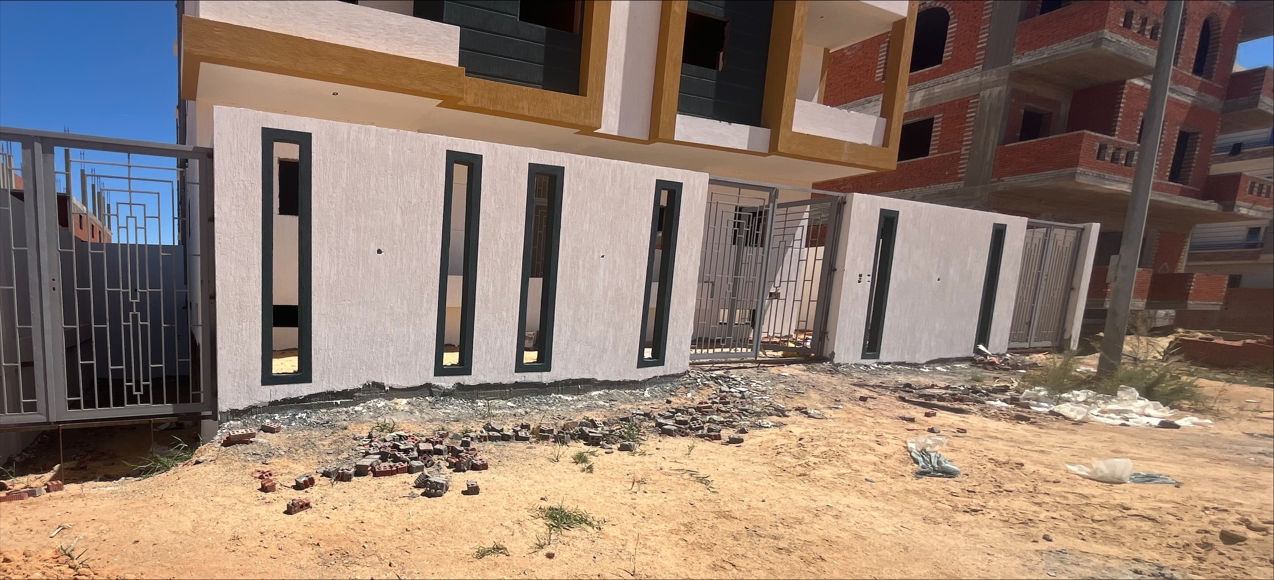 Construction stage Wall Building works