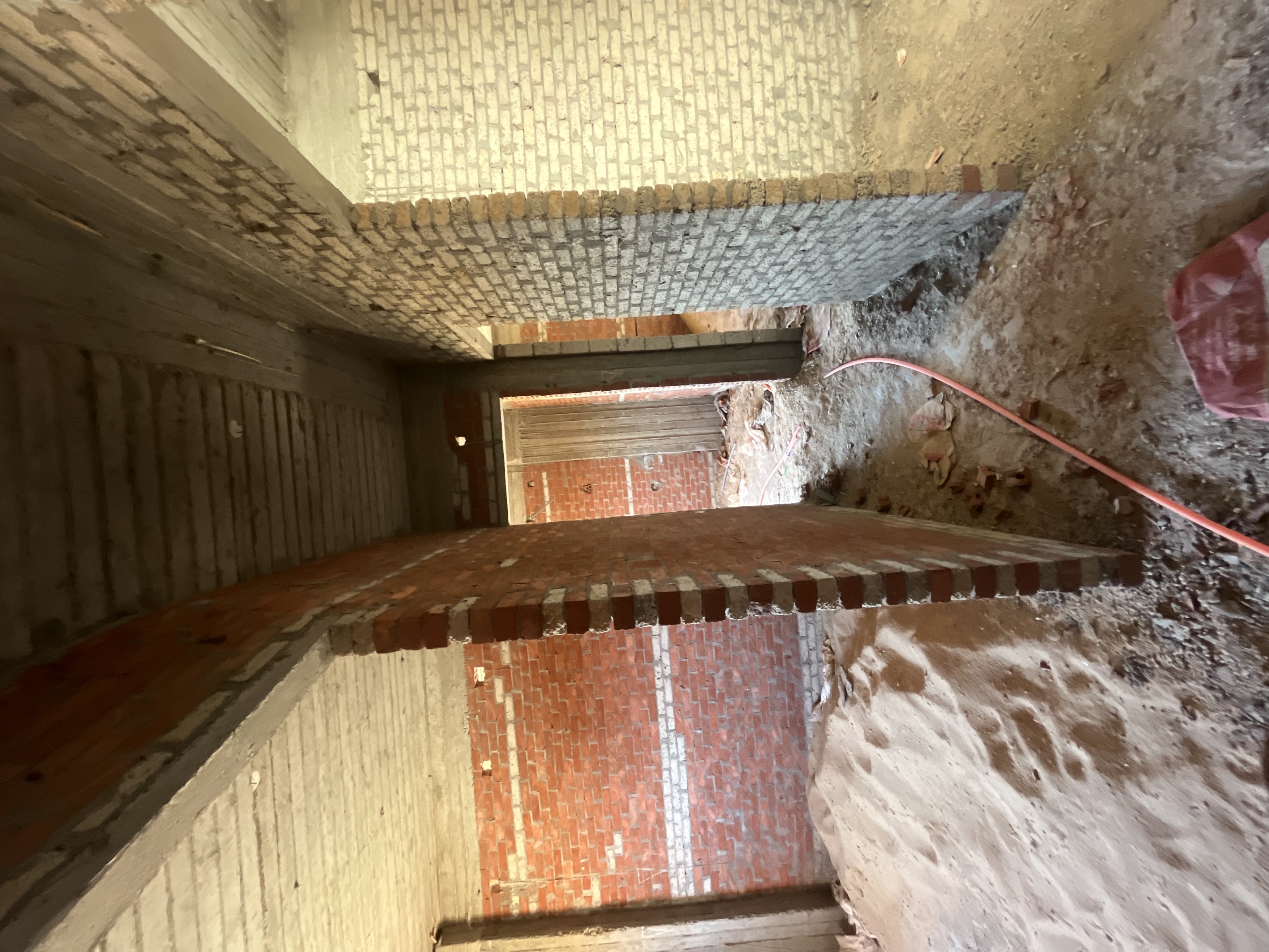 Construction stage Second floor columns