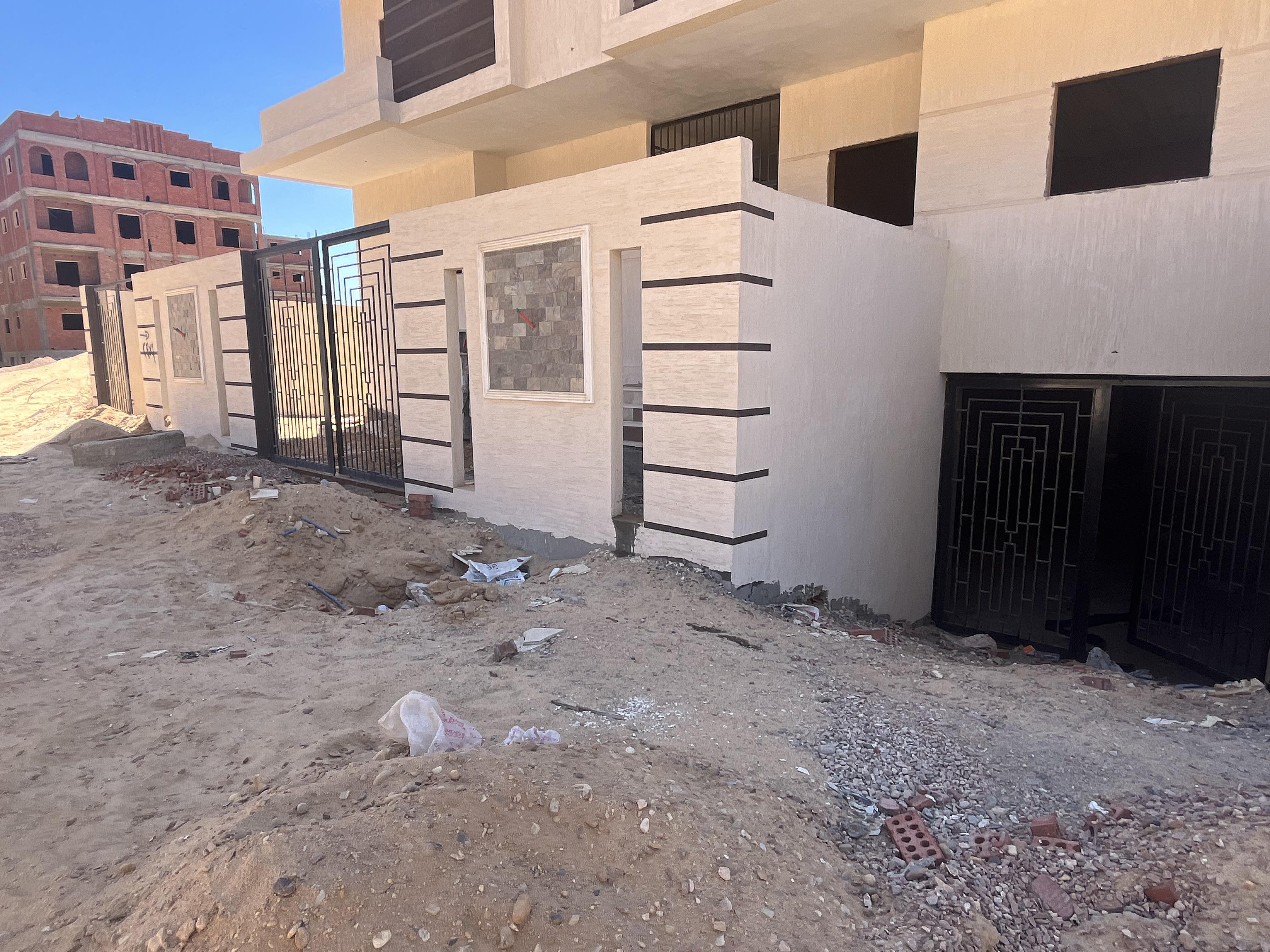 Construction stage Concrete works for the external wall