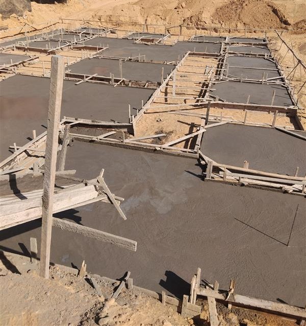 Construction stage Plain foundations