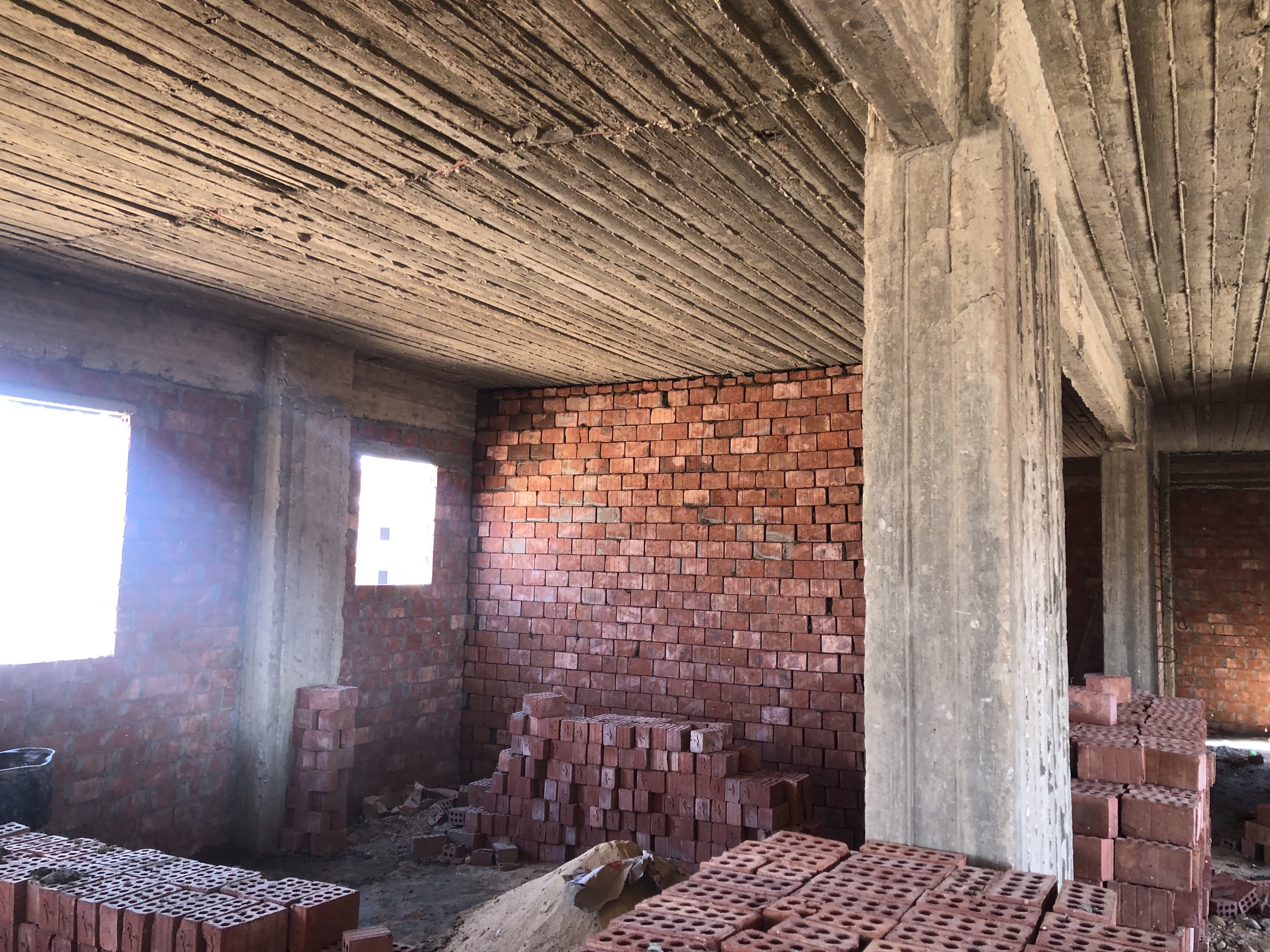 Construction stage Third floor columns