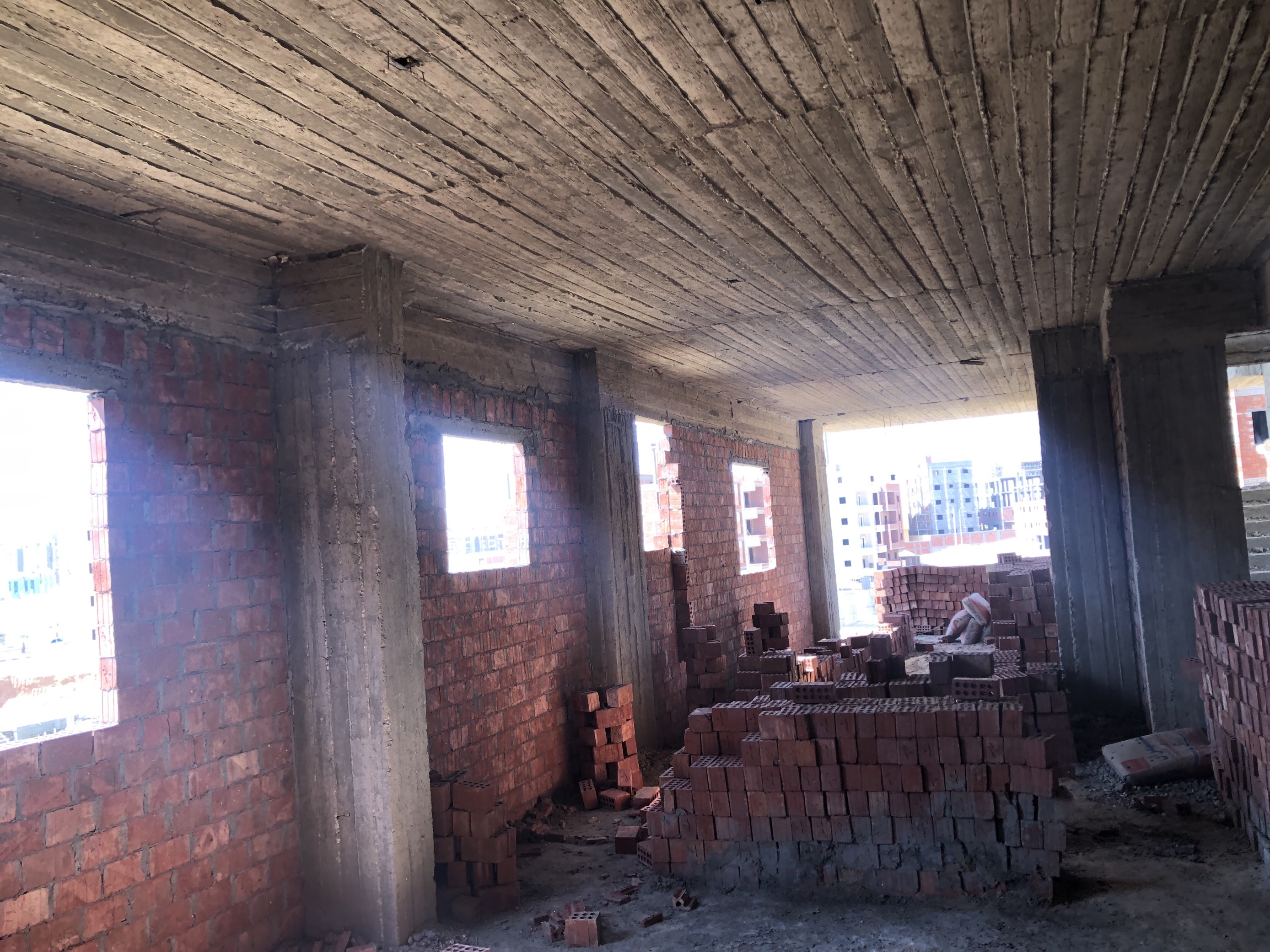 Construction stage Second floor slab